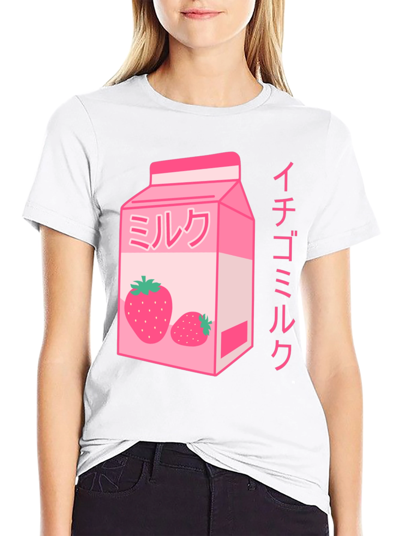 Strawberry Milk Aesthetic T-Shirt