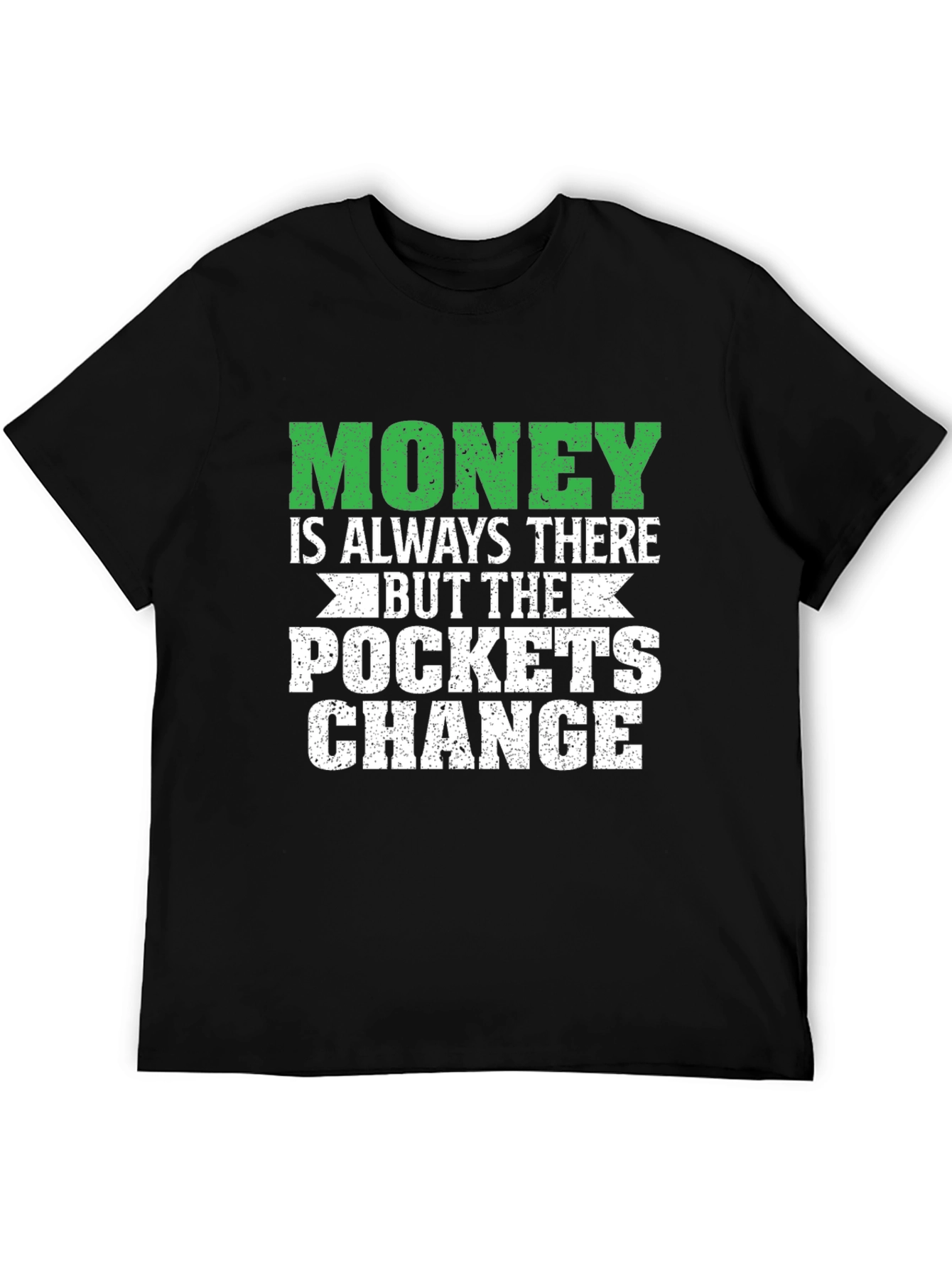 Money Pockets Change Graphic T-Shirt