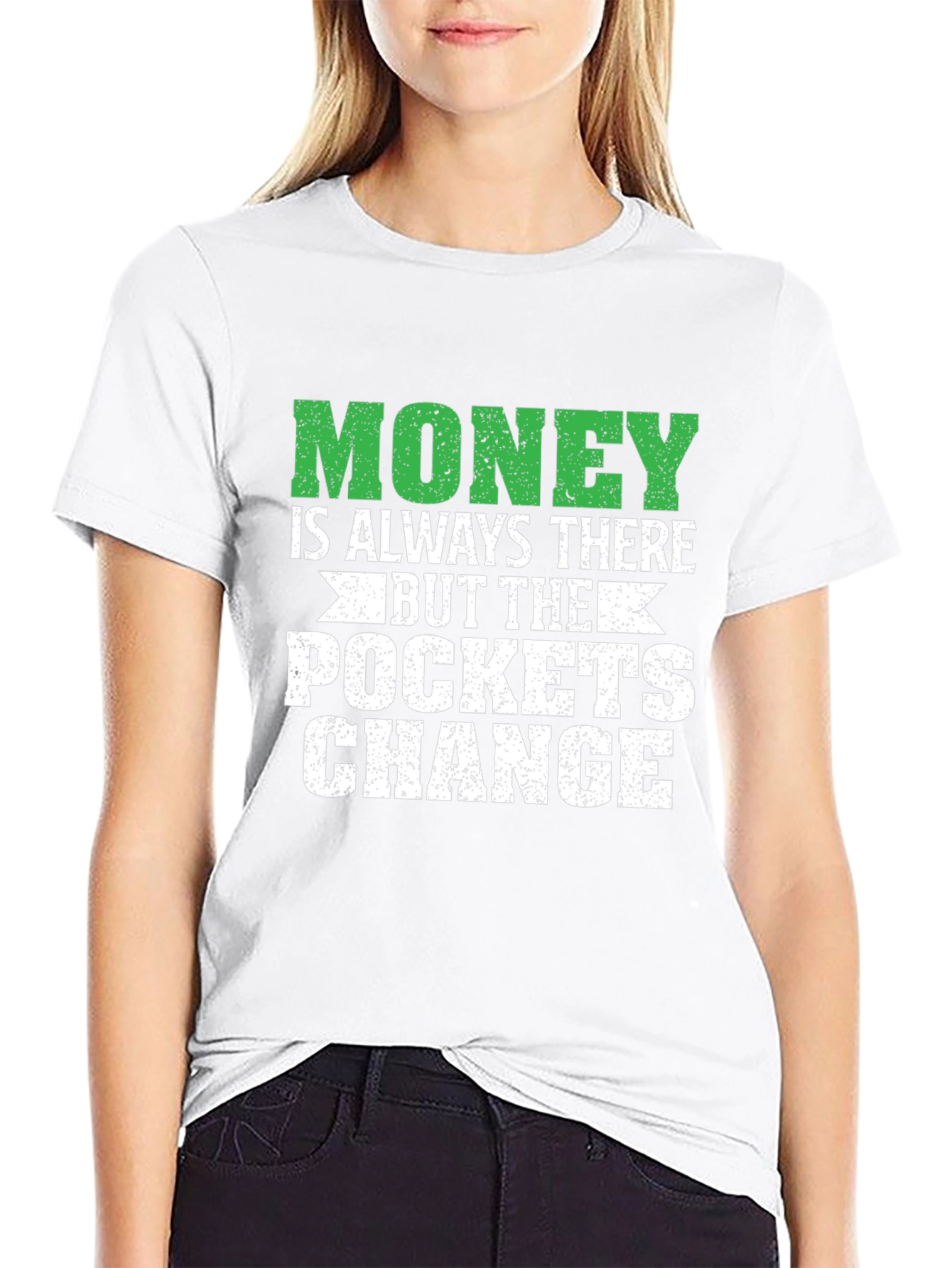 Money Pockets Change Graphic T-Shirt