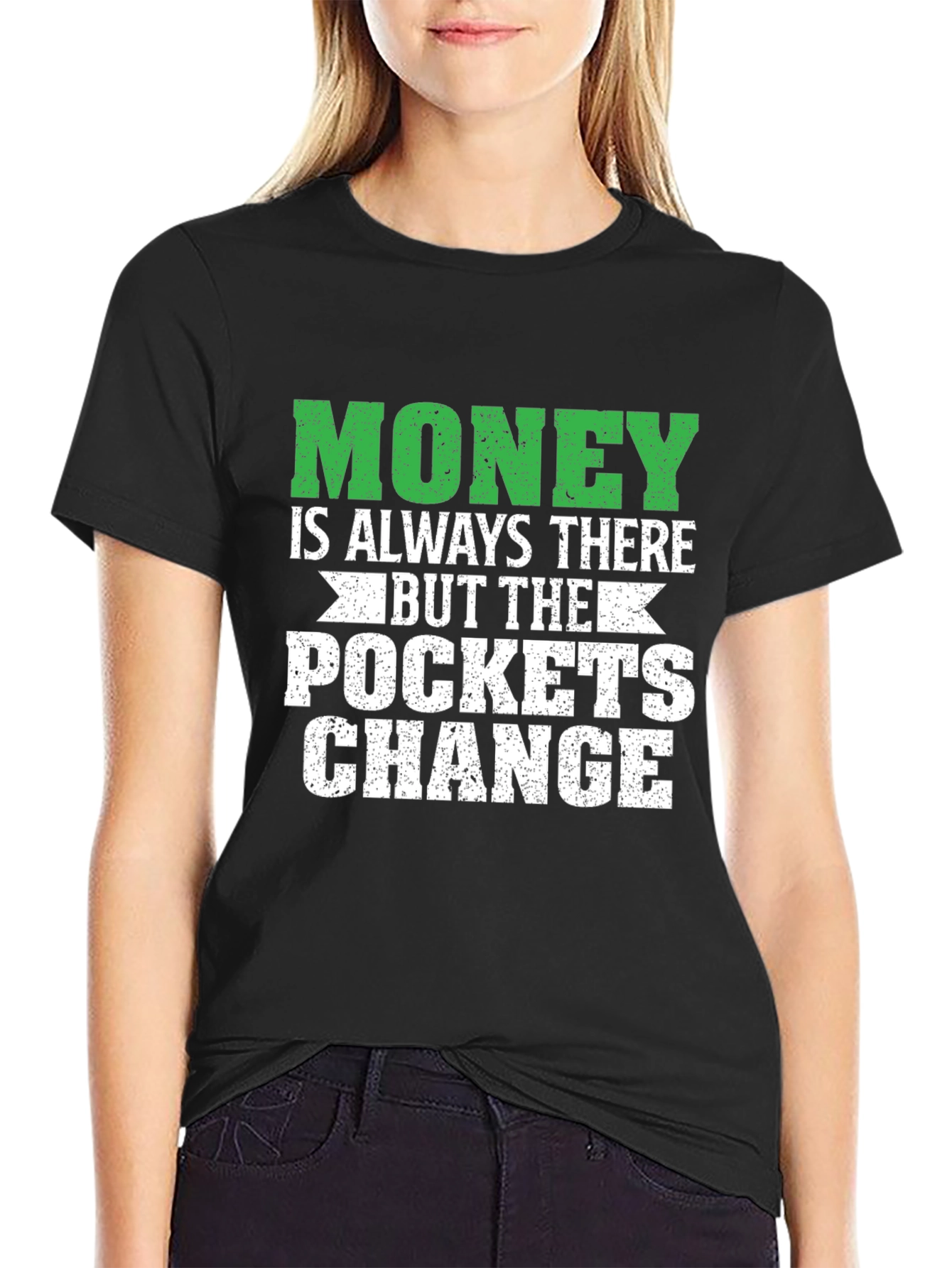 Money Pockets Change Graphic T-Shirt