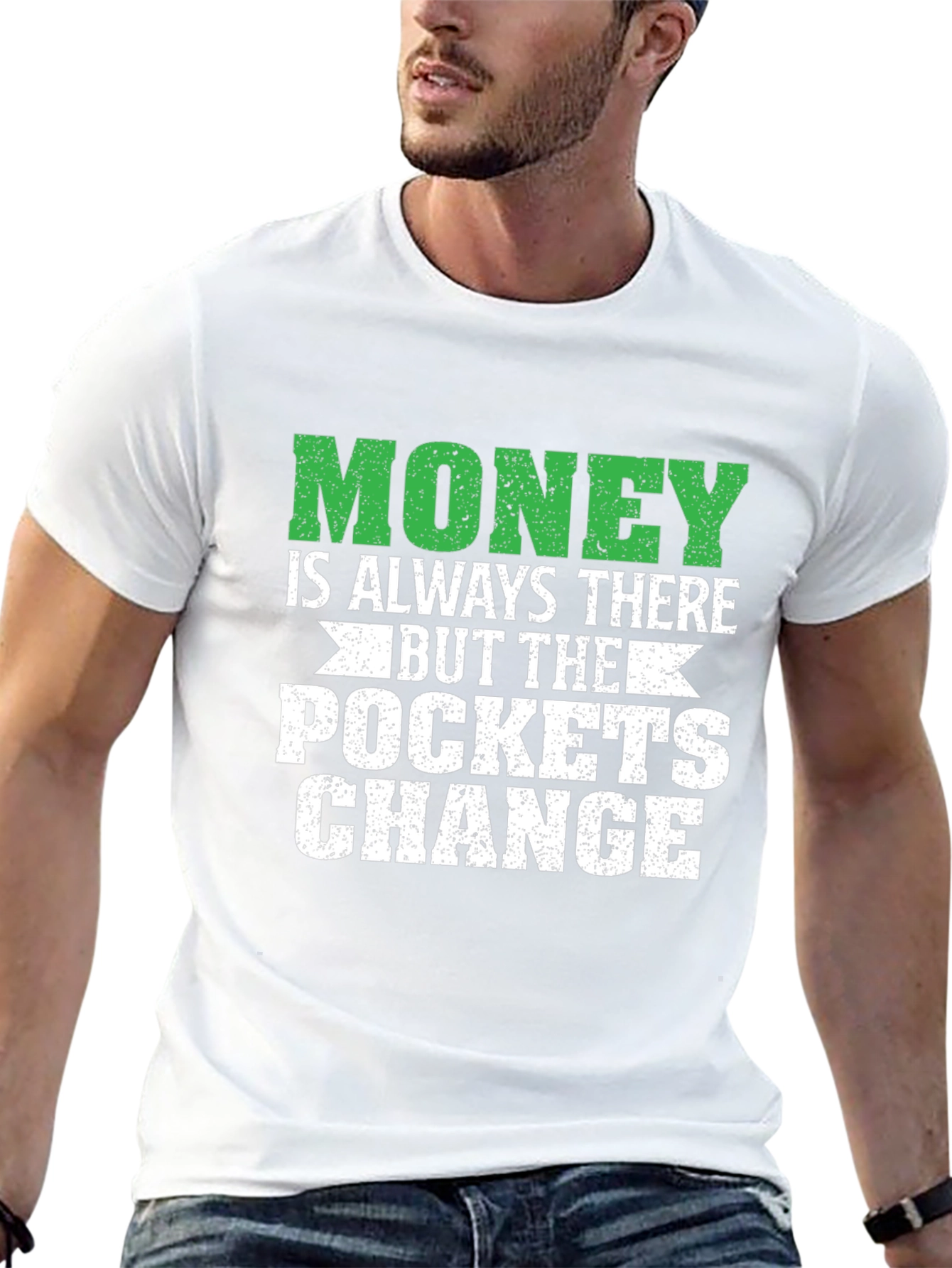 Money Pockets Change Graphic T-Shirt