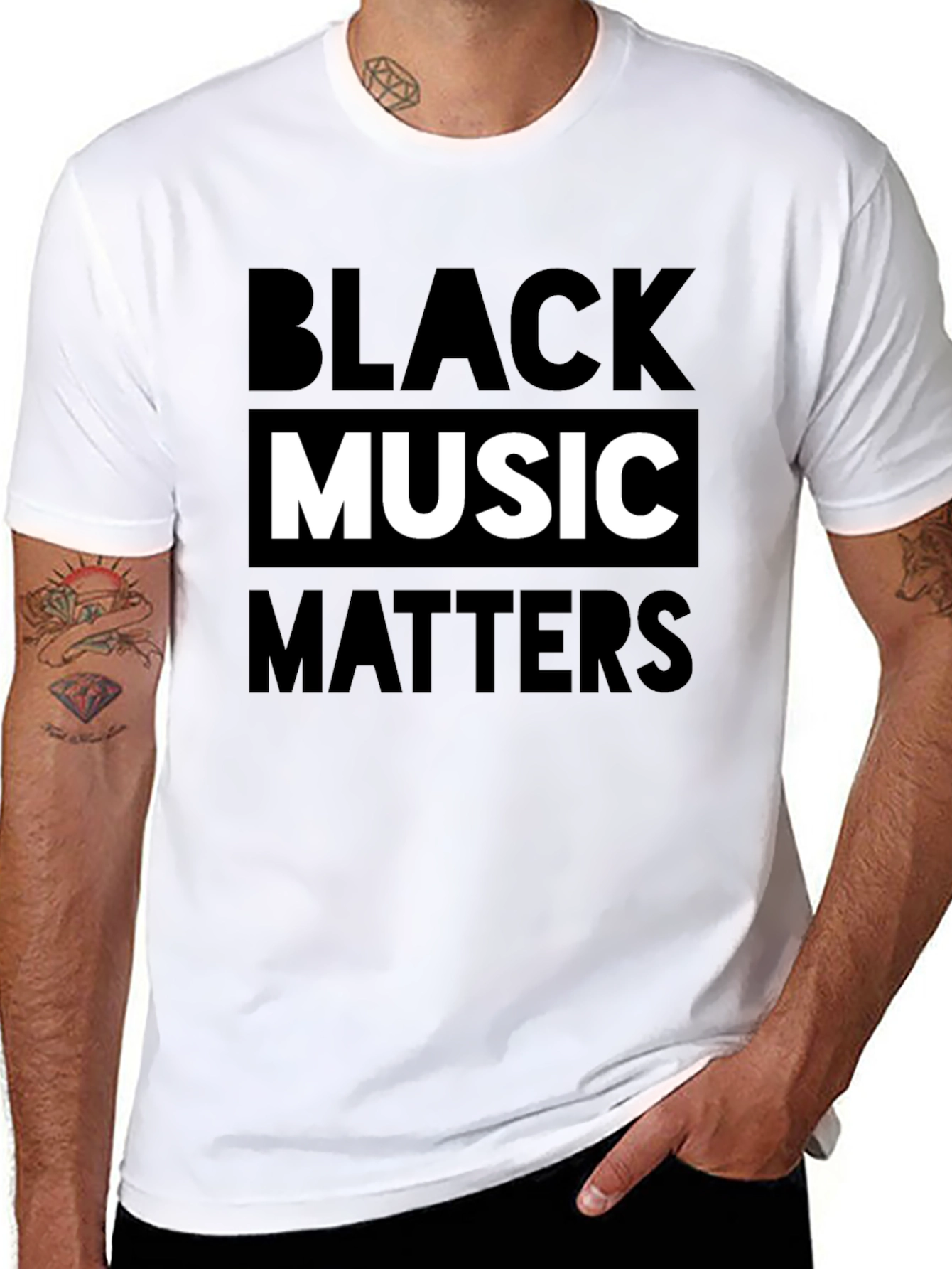 Black Music Matters Graphic T-Shirt
