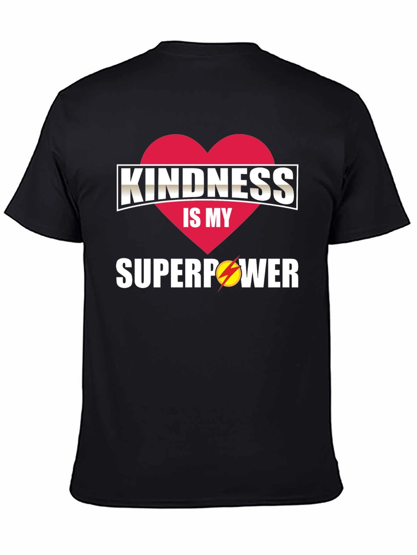Kindness is My Superpower T-Shirt - Red Heart Design