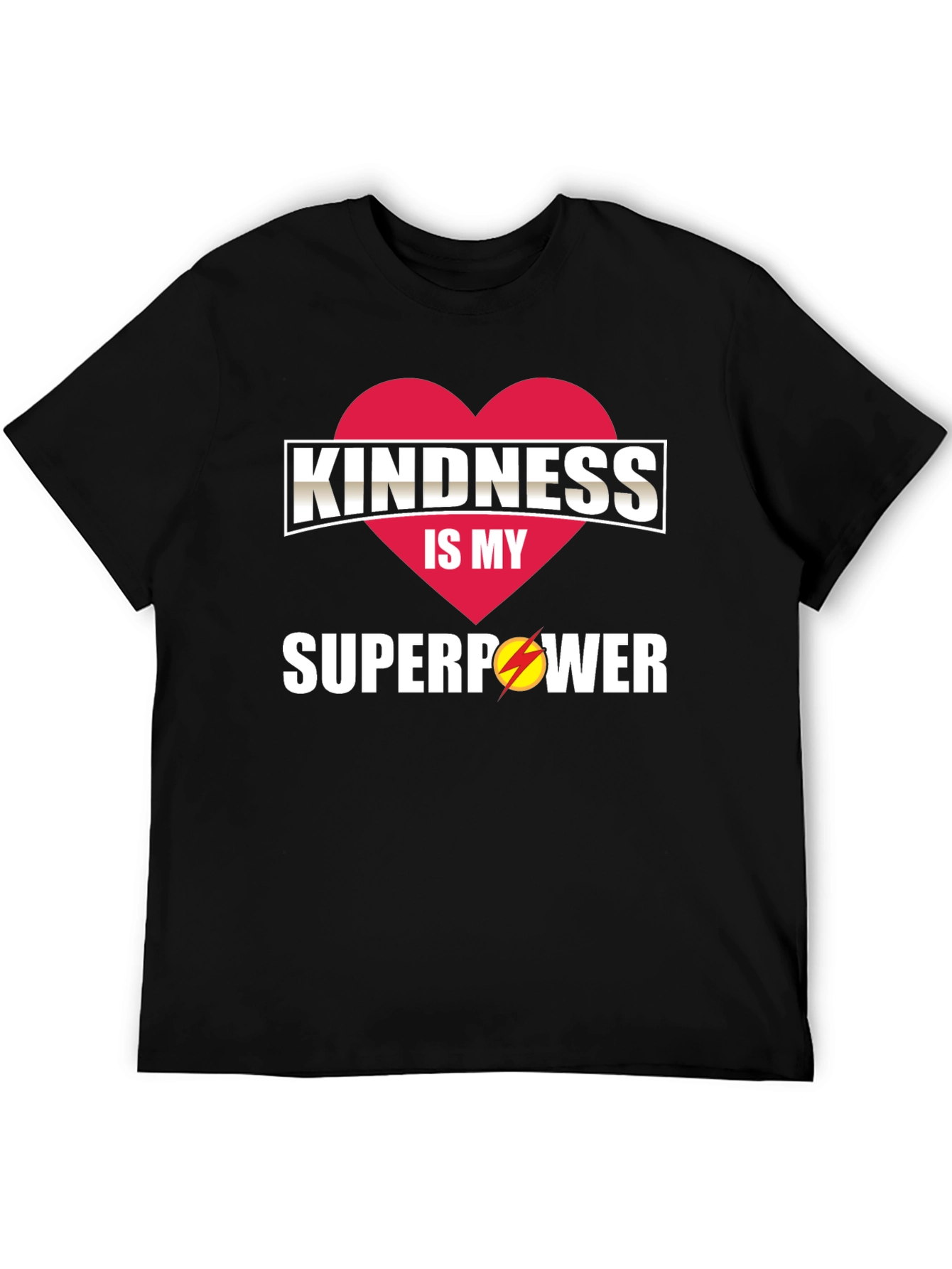Kindness is My Superpower T-Shirt - Red Heart Design