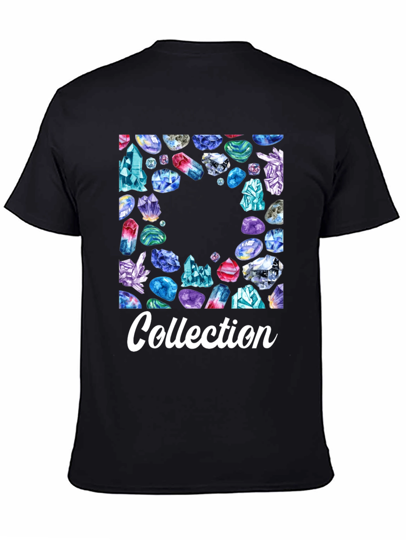 Crystal Collection Graphic Tee - Trendy Unisex T-Shirt