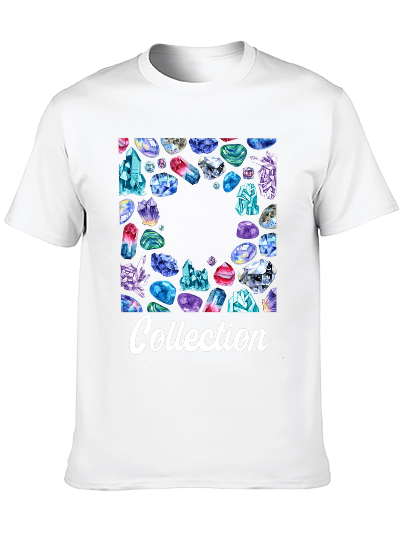 Crystal Collection Graphic Tee - Trendy Unisex T-Shirt