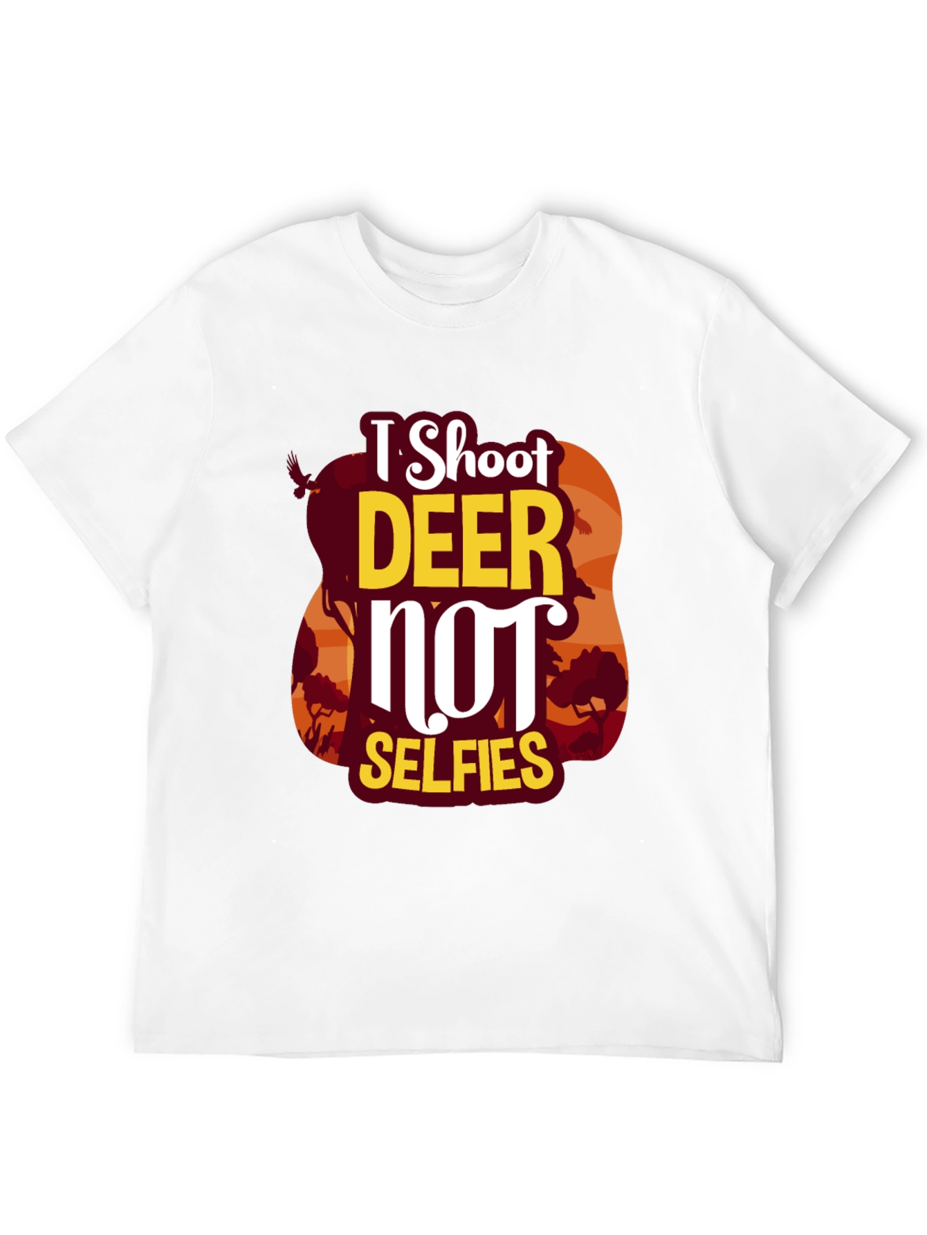 I Shoot Deer Not Selfies Graphic Tee