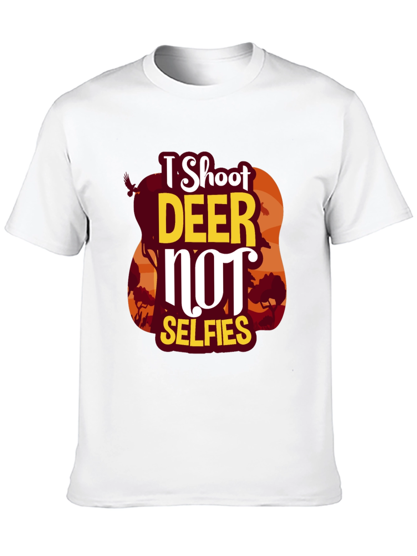I Shoot Deer Not Selfies Graphic Tee