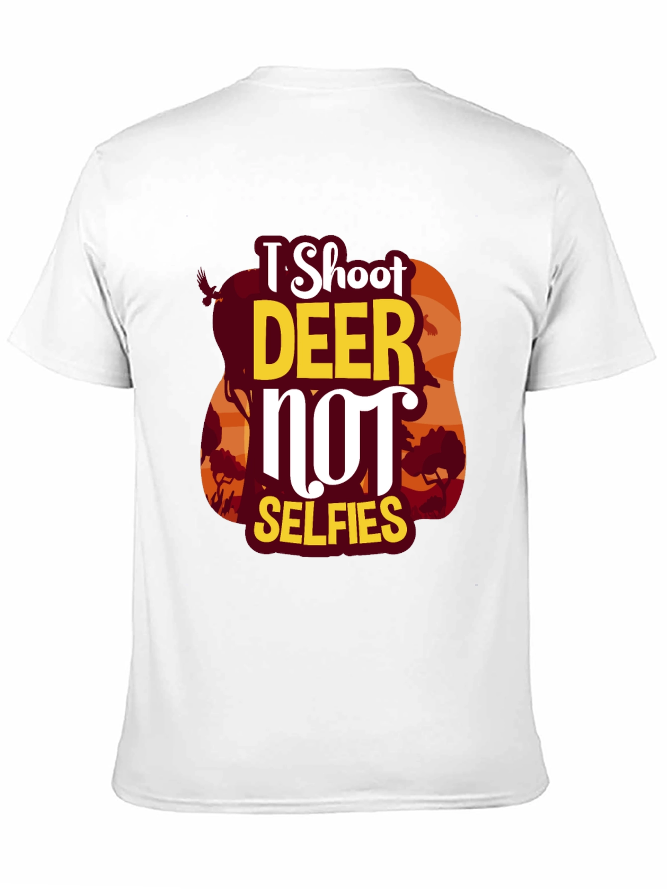 I Shoot Deer Not Selfies Graphic Tee