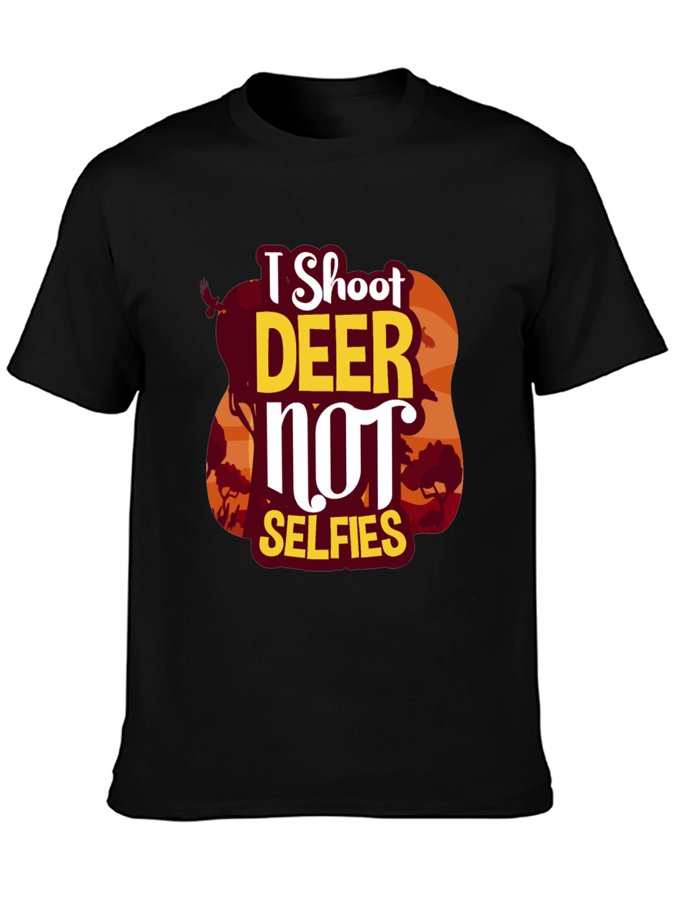 I Shoot Deer Not Selfies Graphic Tee