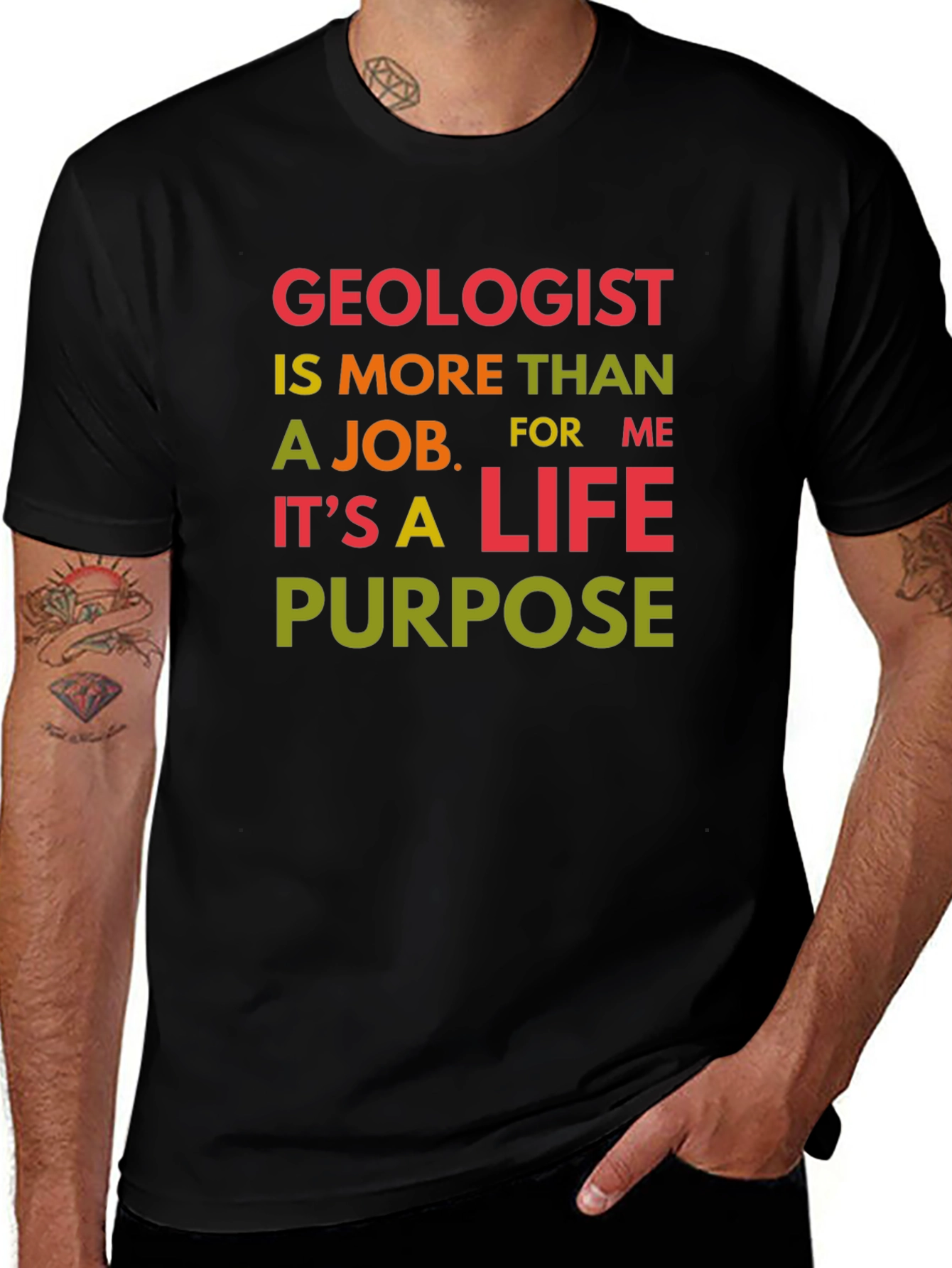 Geologist Life Purpose Graphic T-Shirt