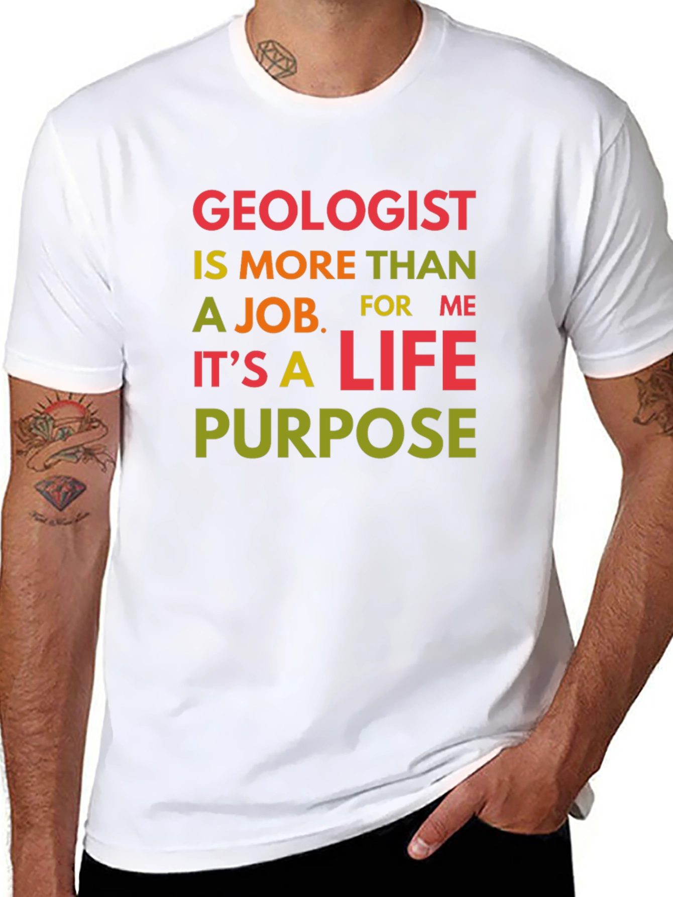 Geologist Life Purpose Graphic T-Shirt
