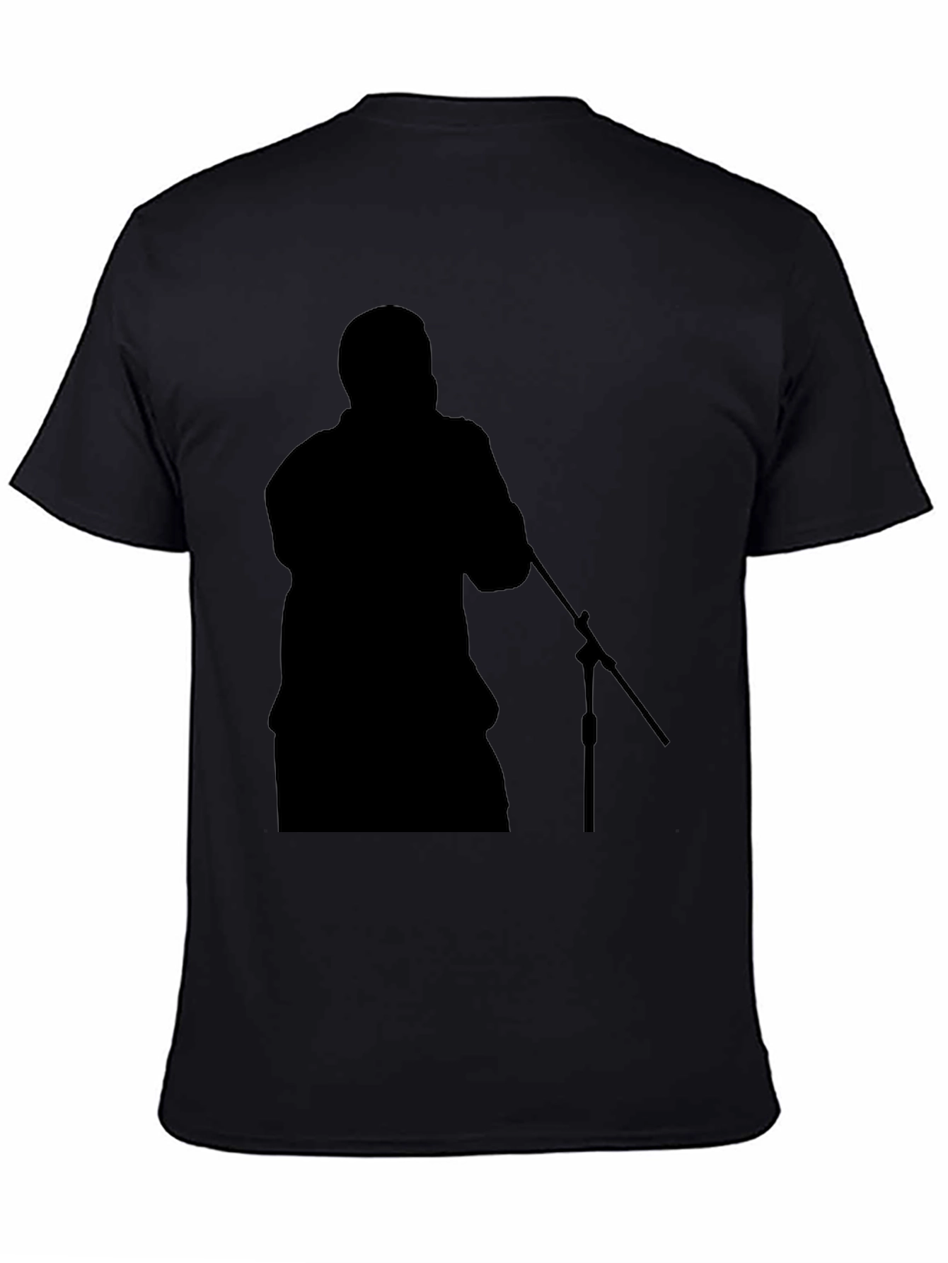 Silhouette Singer Black T-Shirt