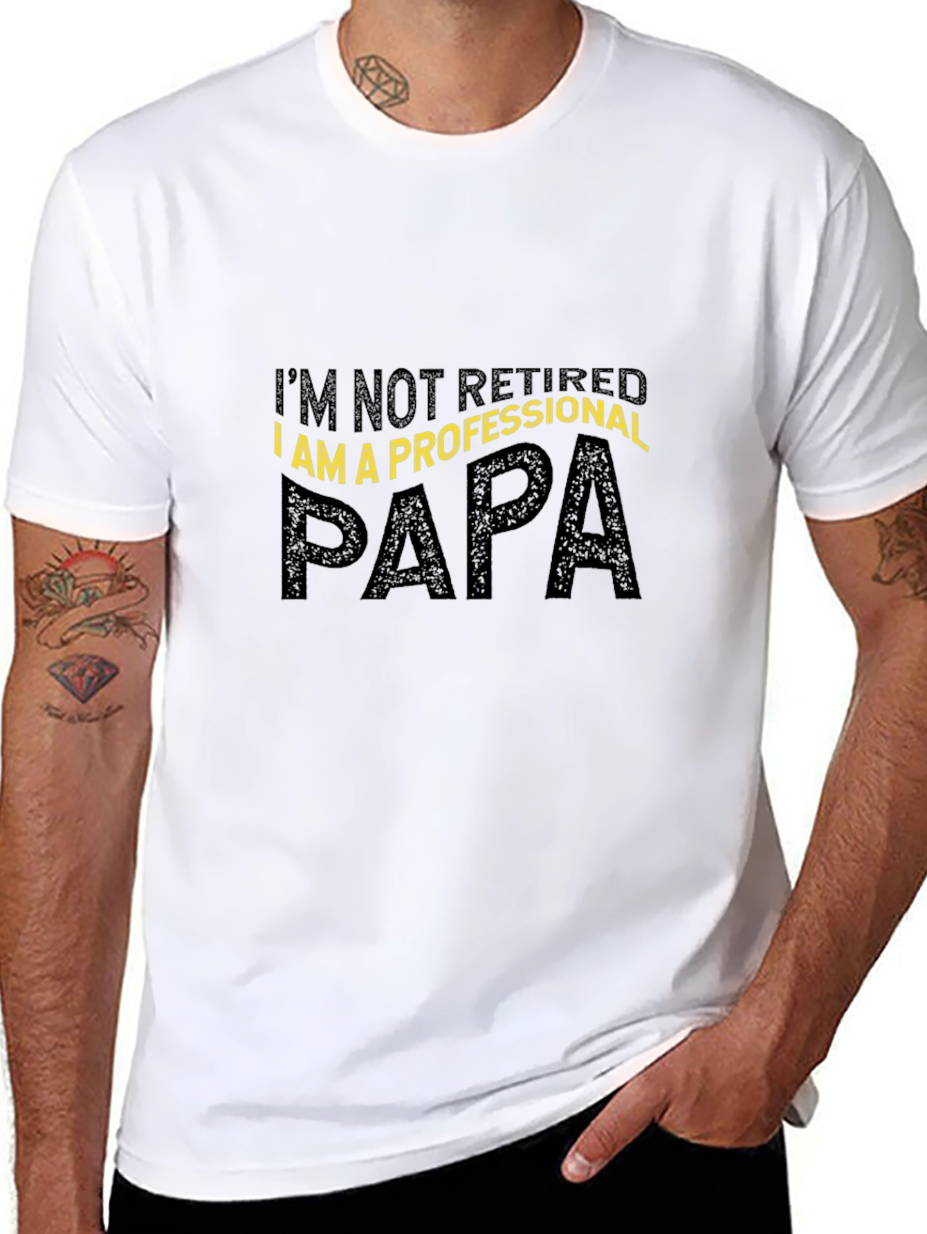 Professional Papa Black T-Shirt