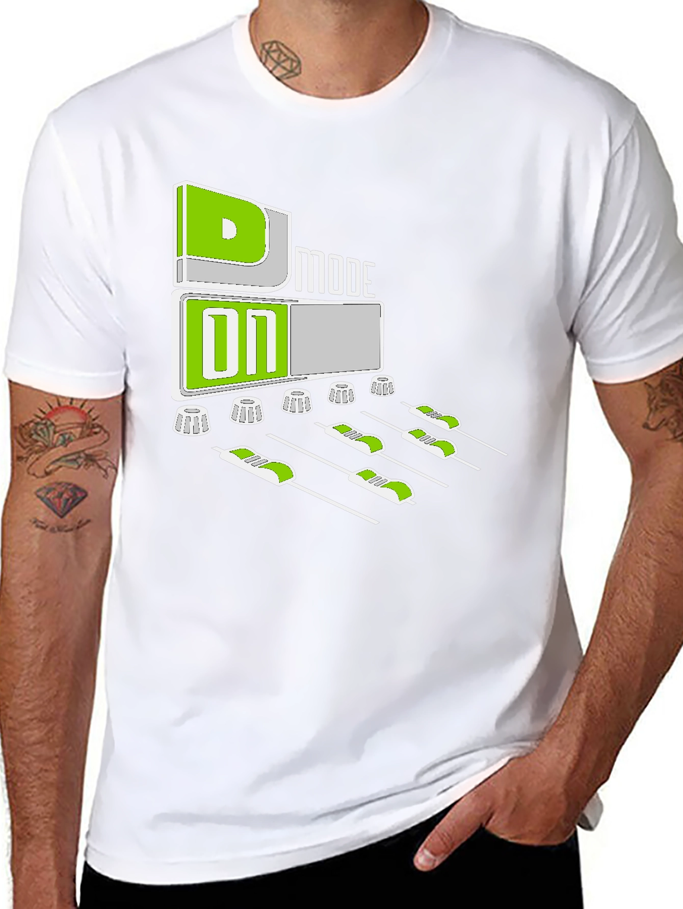 DJ Mode On Graphic Tee - Music Lover T-Shirt