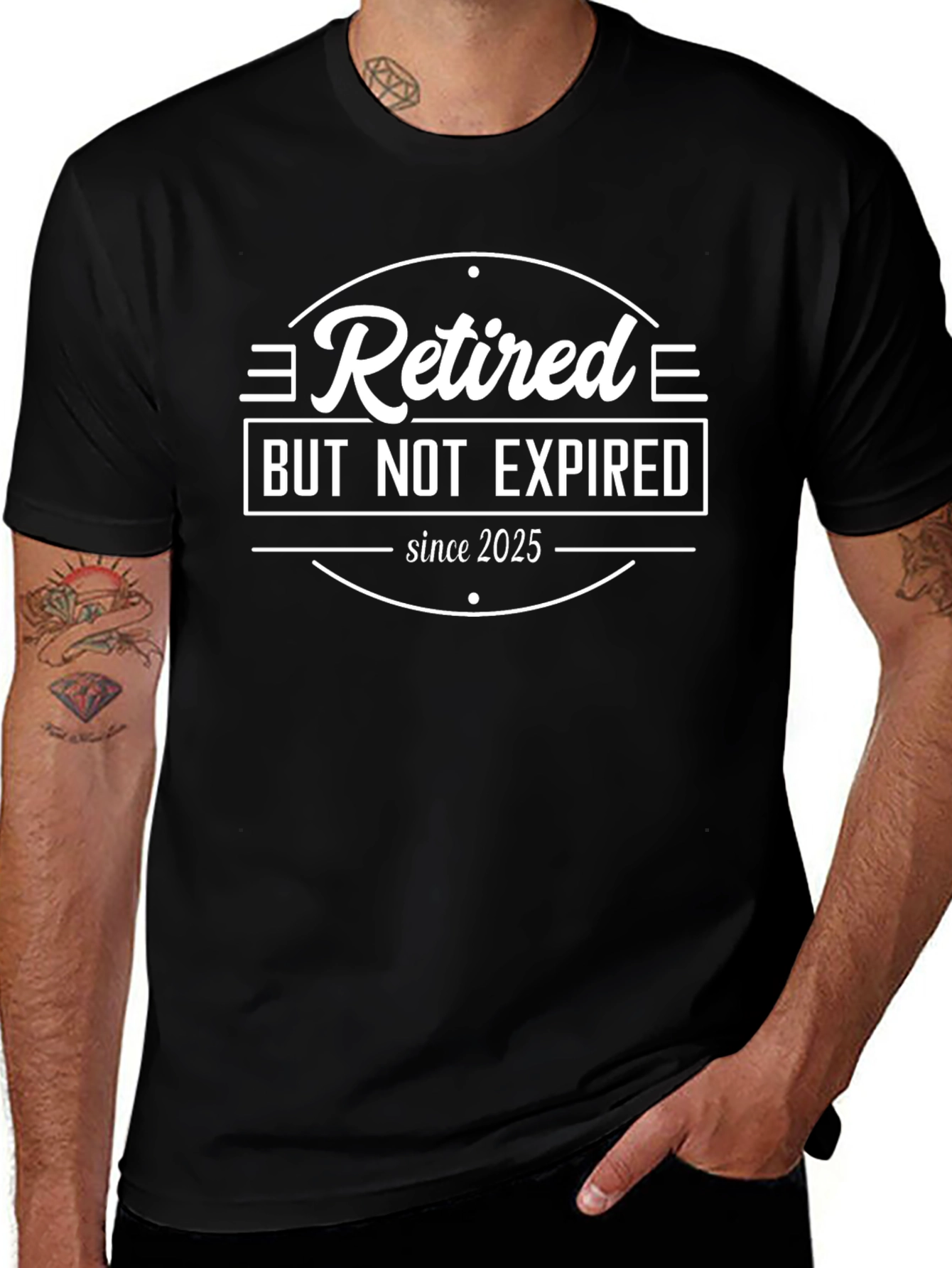 Retired But Not Expired T-Shirt - Since 2025