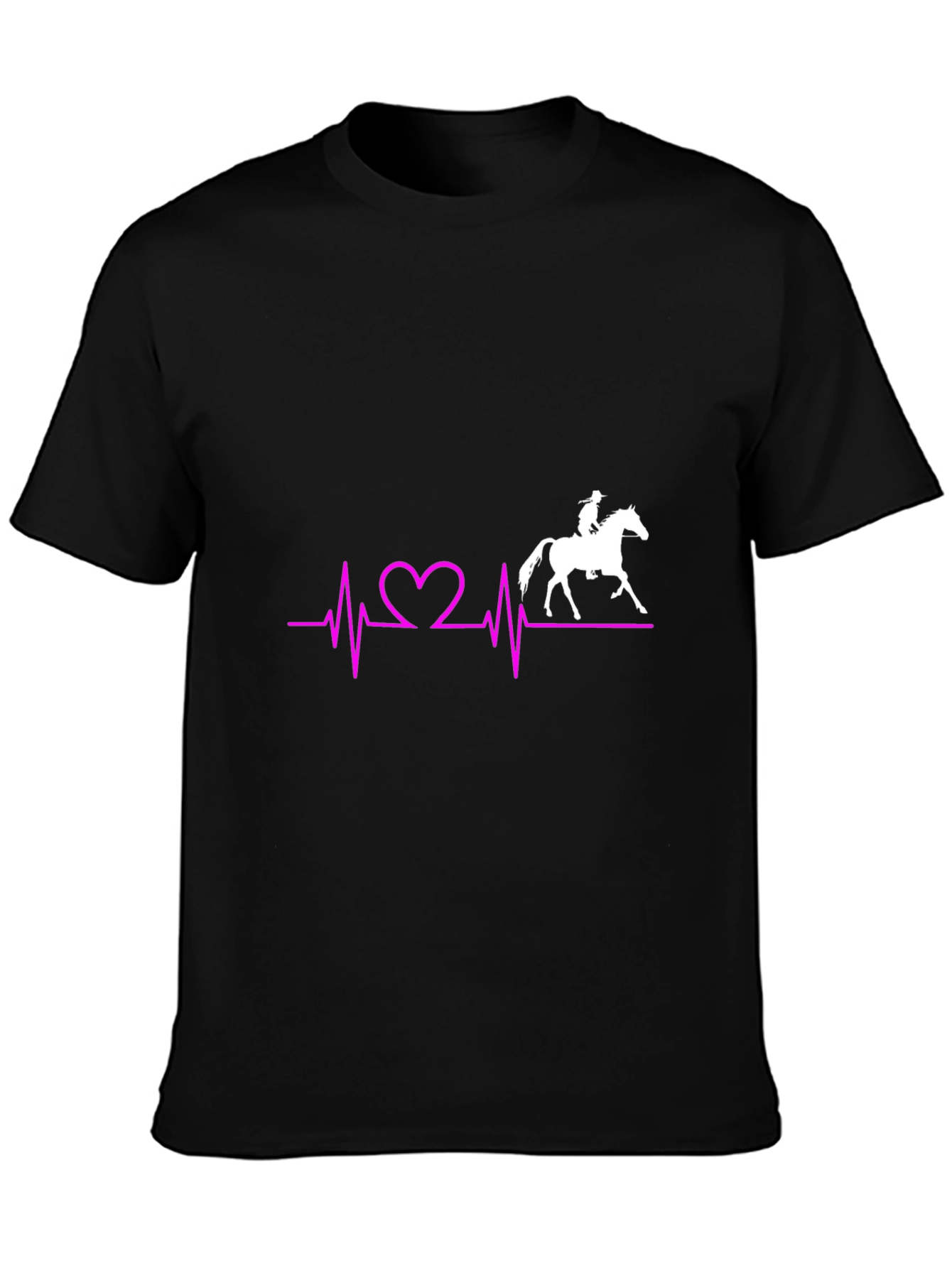 Heartbeat Horse Riding T-Shirt - Equestrian Tee