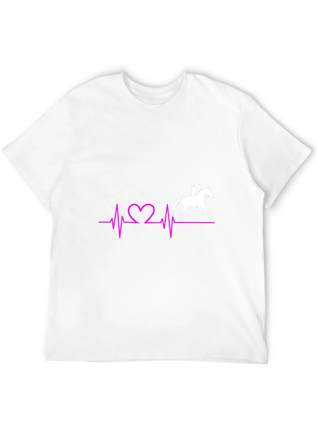 Heartbeat Horse Riding T-Shirt - Equestrian Tee