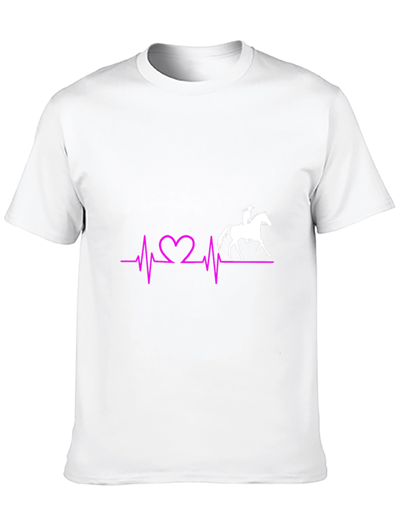 Heartbeat Horse Riding T-Shirt - Equestrian Tee