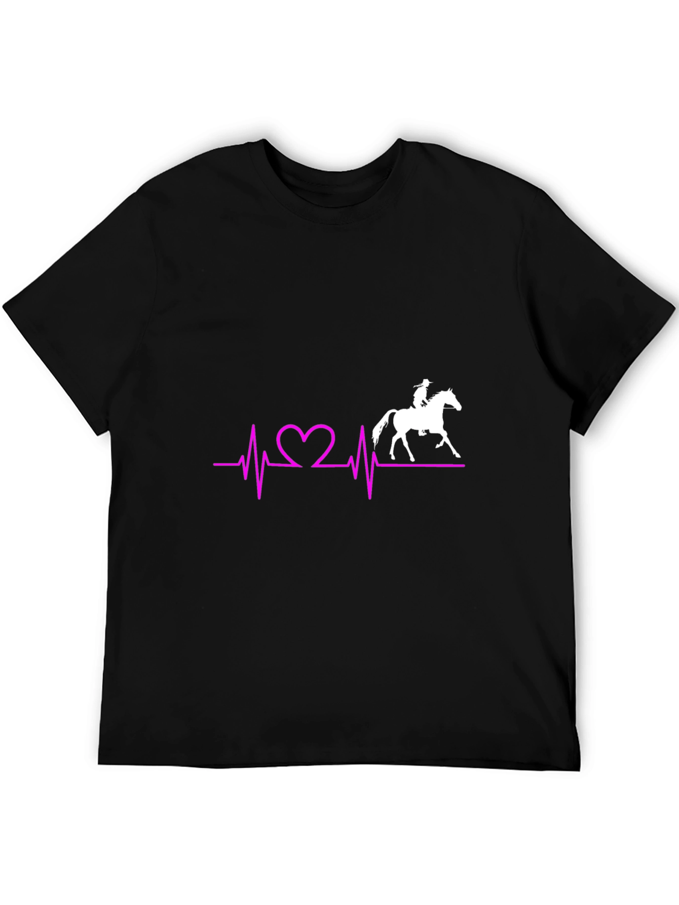 Heartbeat Horse Riding T-Shirt - Equestrian Tee