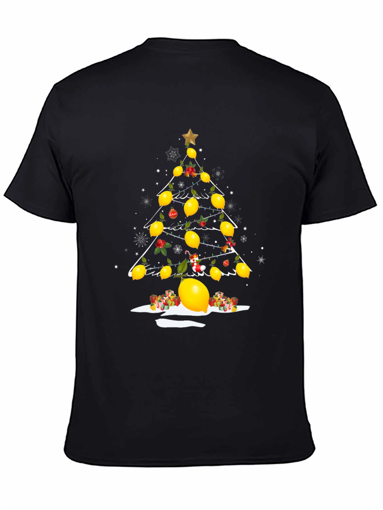 Lemon Tree Christmas Graphic T-Shirt
