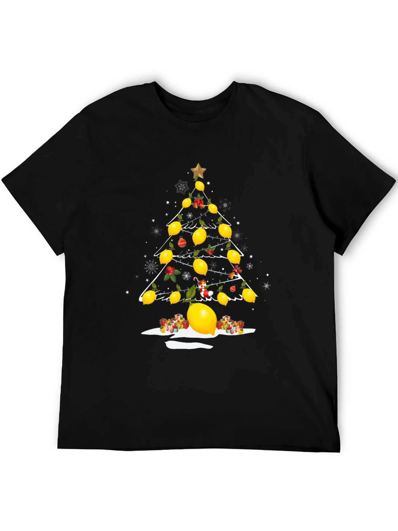 Lemon Tree Christmas Graphic T-Shirt