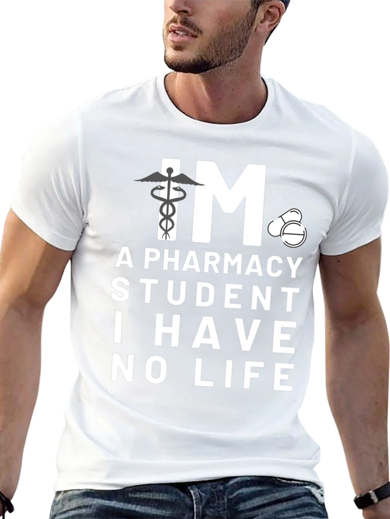 Pharmacy Student Funny Graphic T-Shirt
