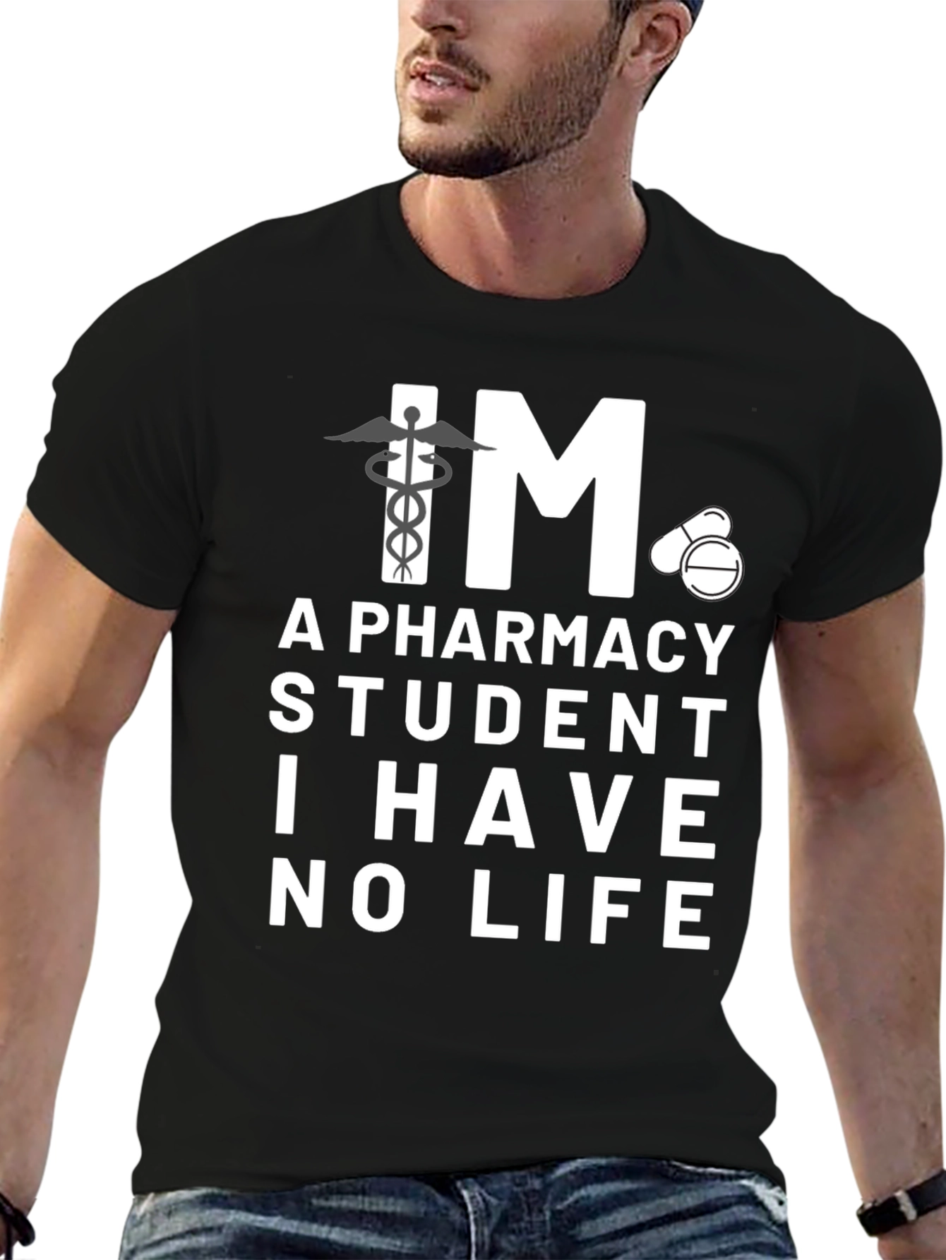 Pharmacy Student Funny Graphic T-Shirt