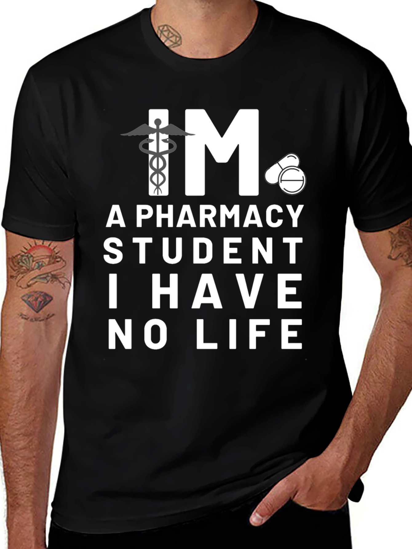 Pharmacy Student Funny Graphic T-Shirt