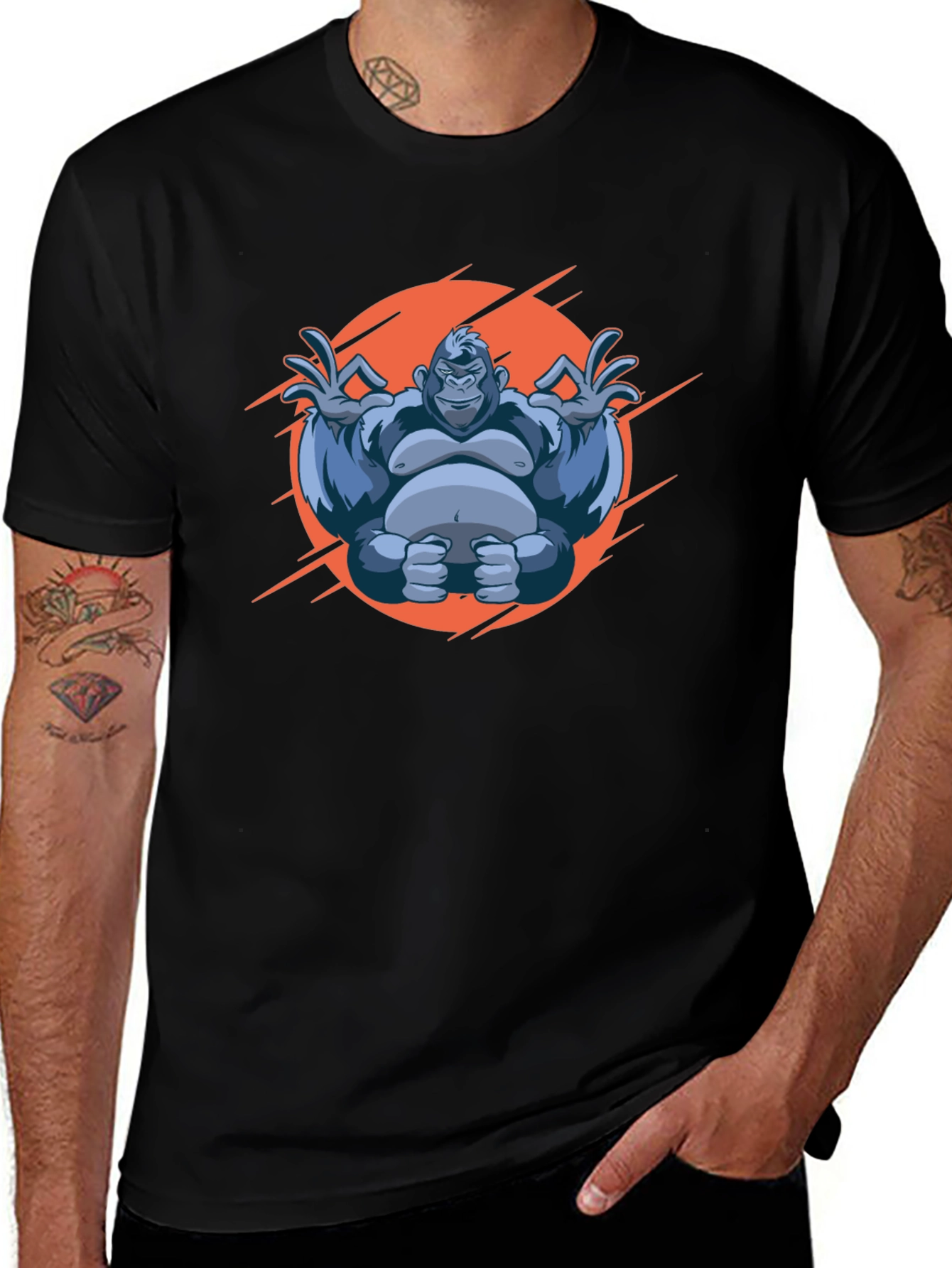 Zen Gorilla Graphic Tee