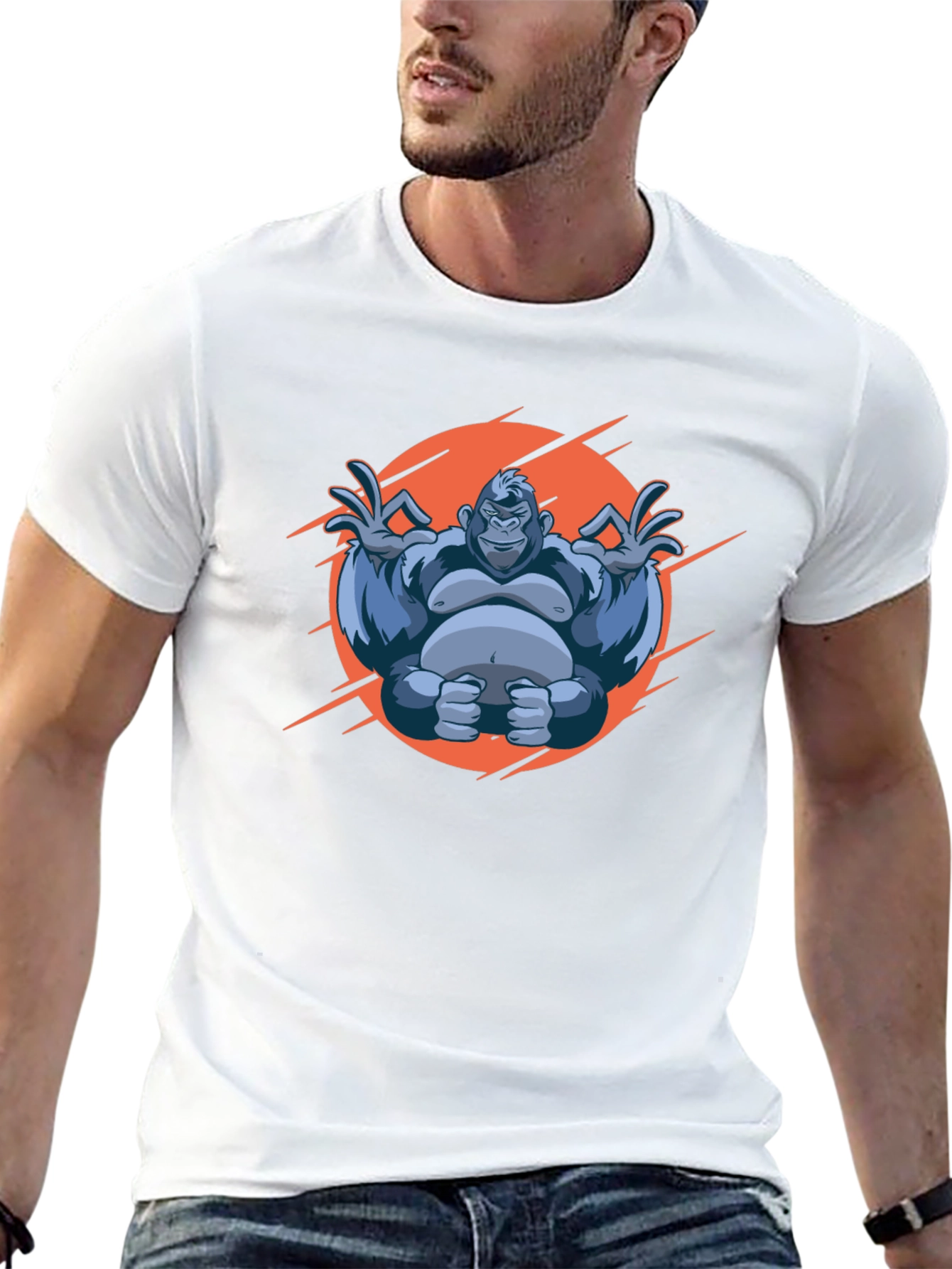 Zen Gorilla Graphic Tee