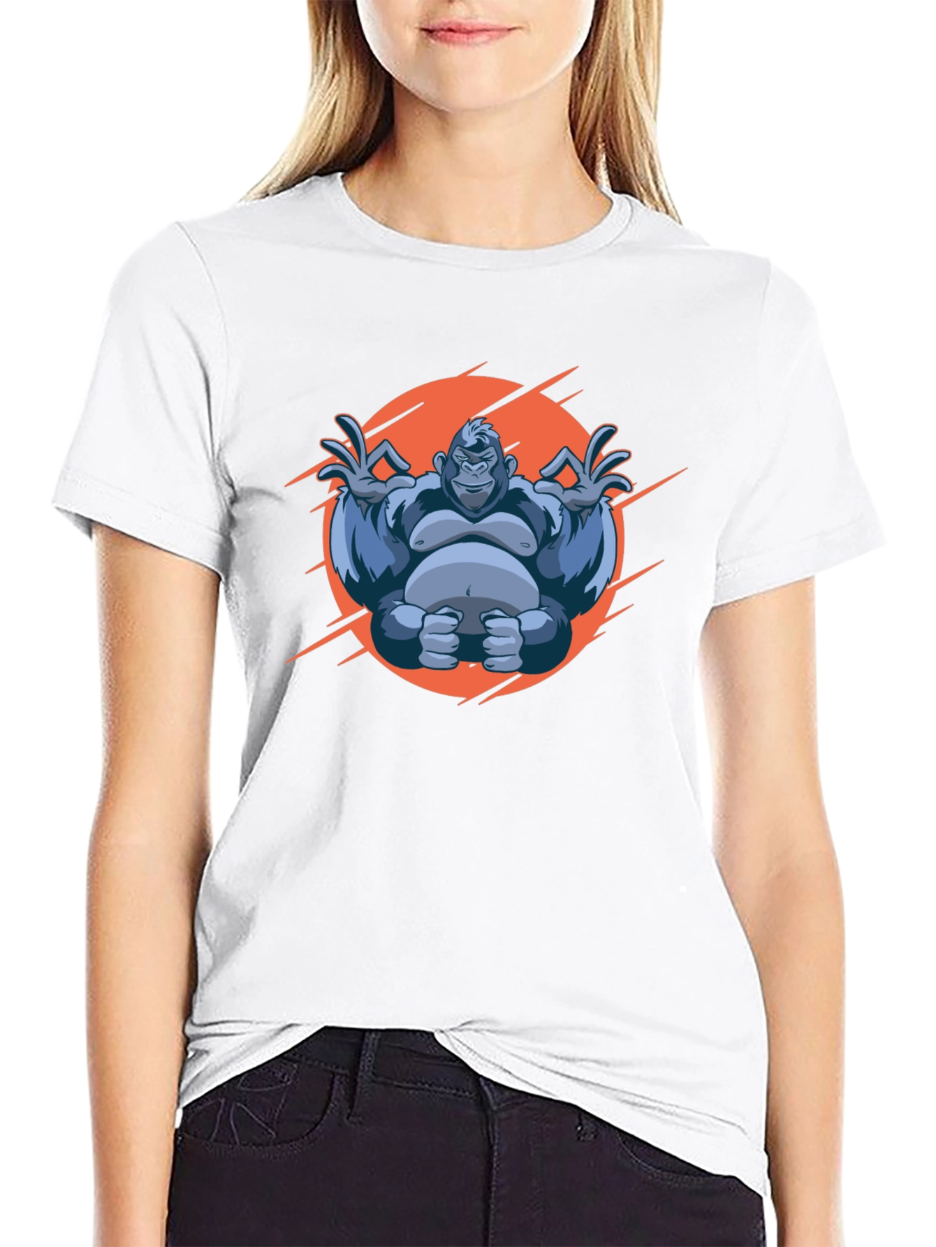 Zen Gorilla Graphic Tee