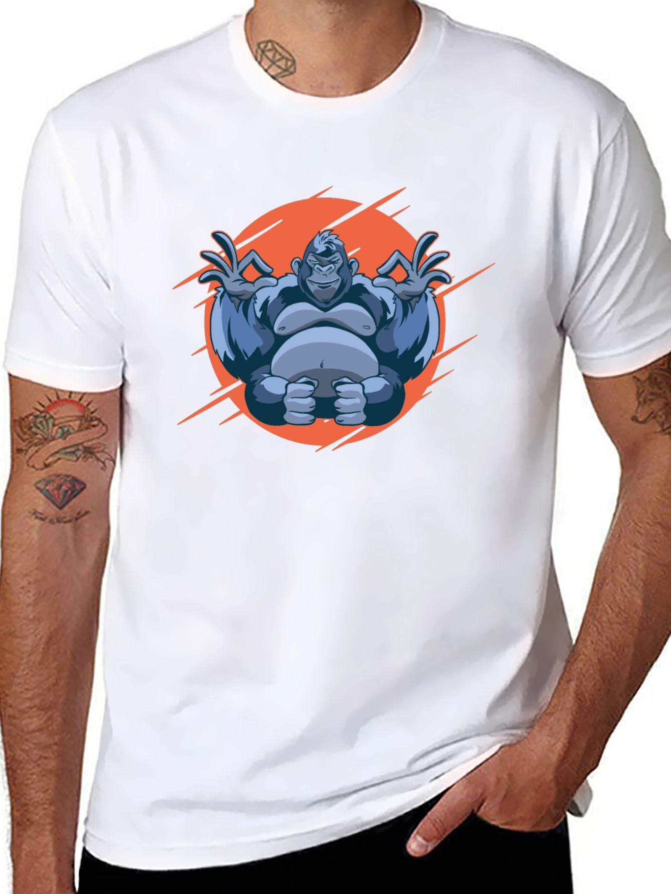 Zen Gorilla Graphic Tee