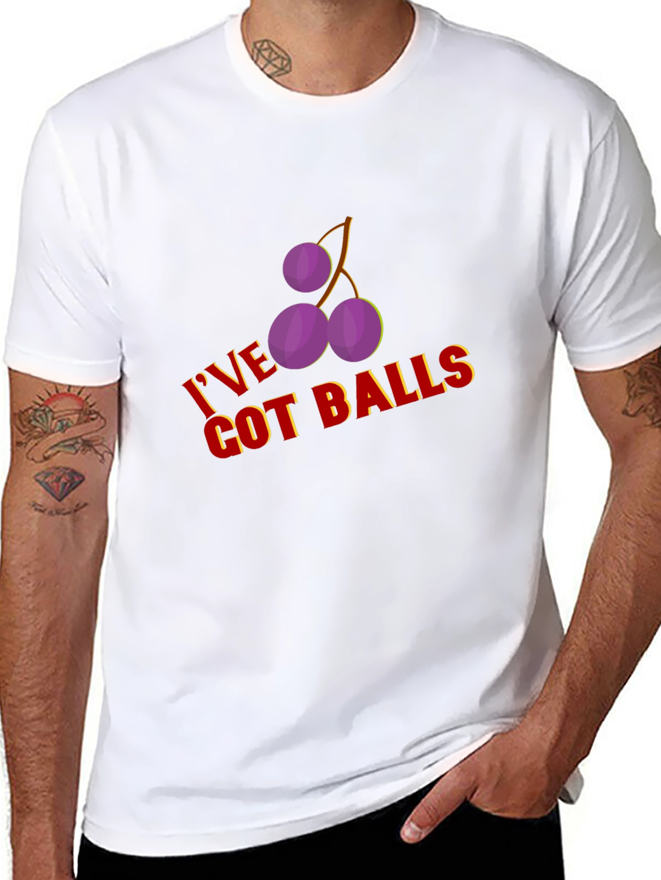 Ive Got Balls Funny Graphic Tee