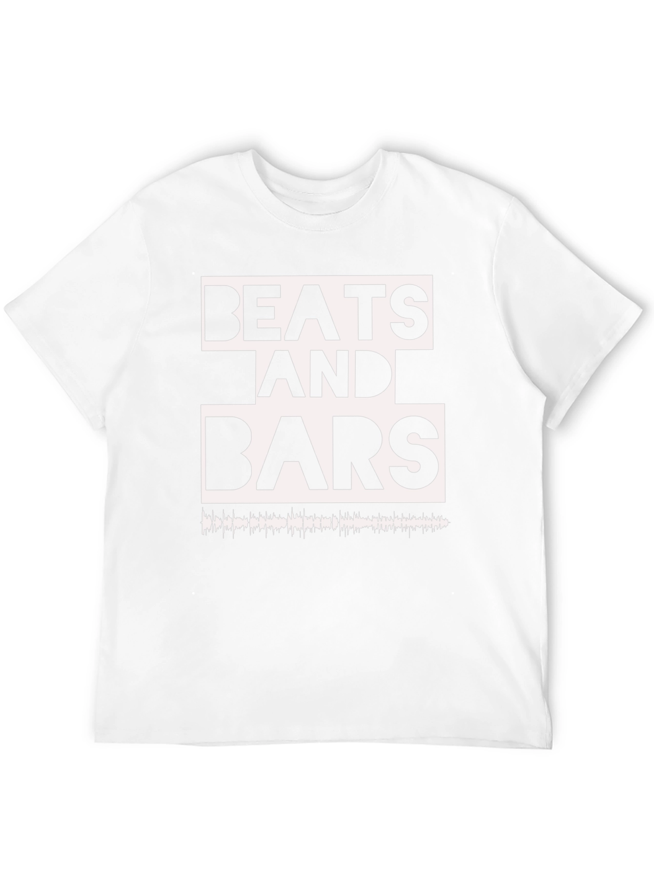 Beats and Bars Graphic Tee - Black Cotton T-Shirt
