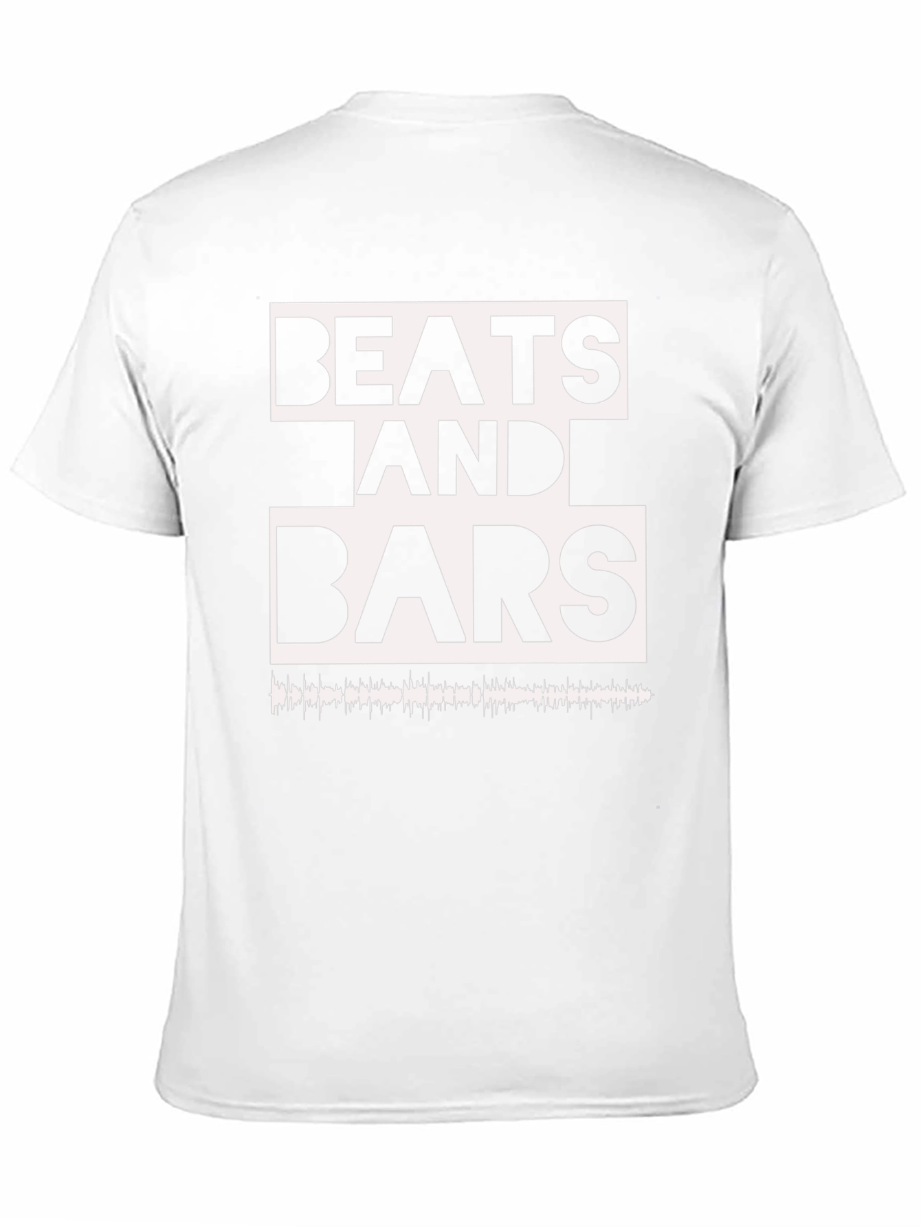 Beats and Bars Graphic Tee - Black Cotton T-Shirt
