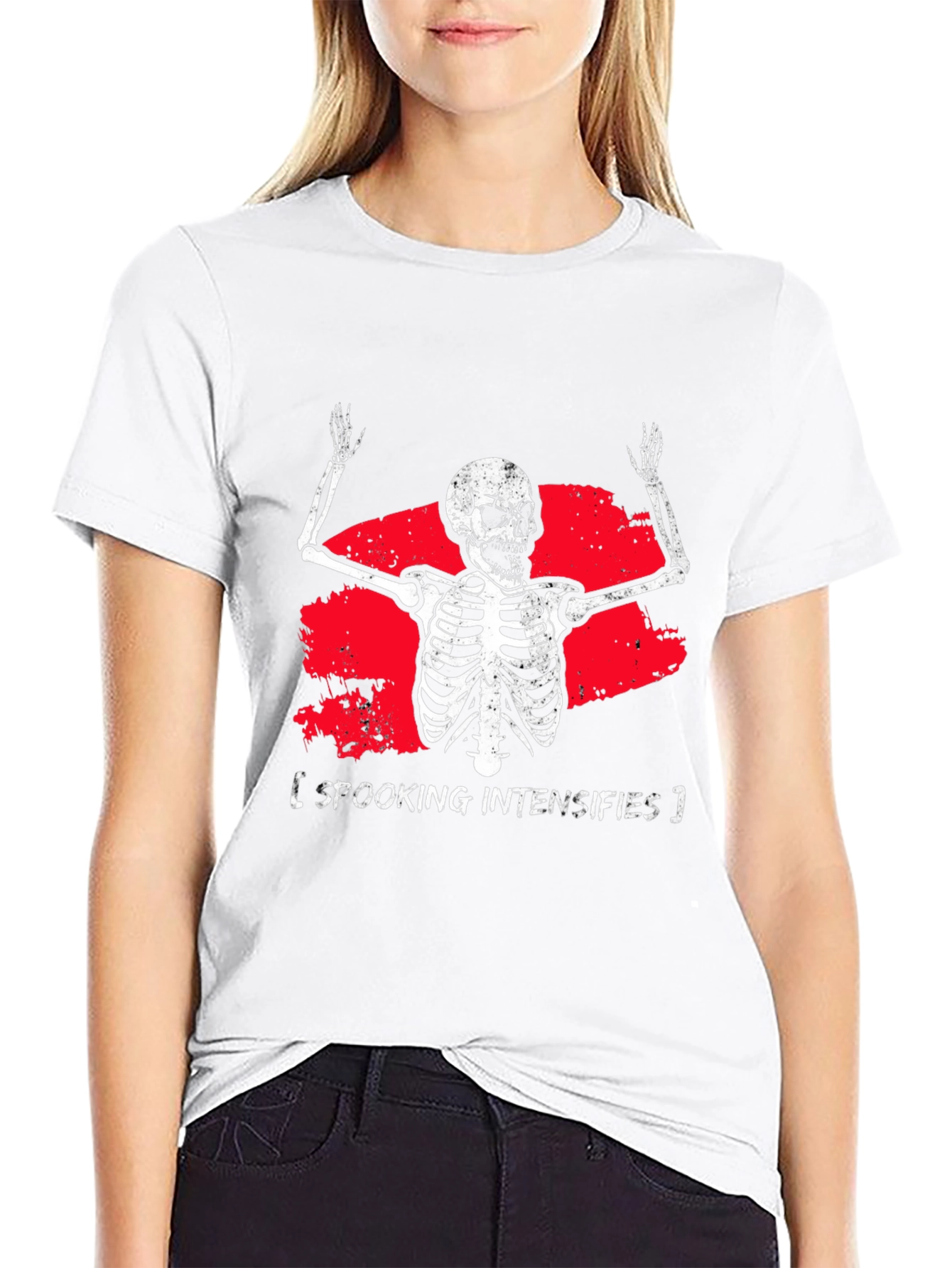 Spooking Intensifies Skeleton Graphic Tee