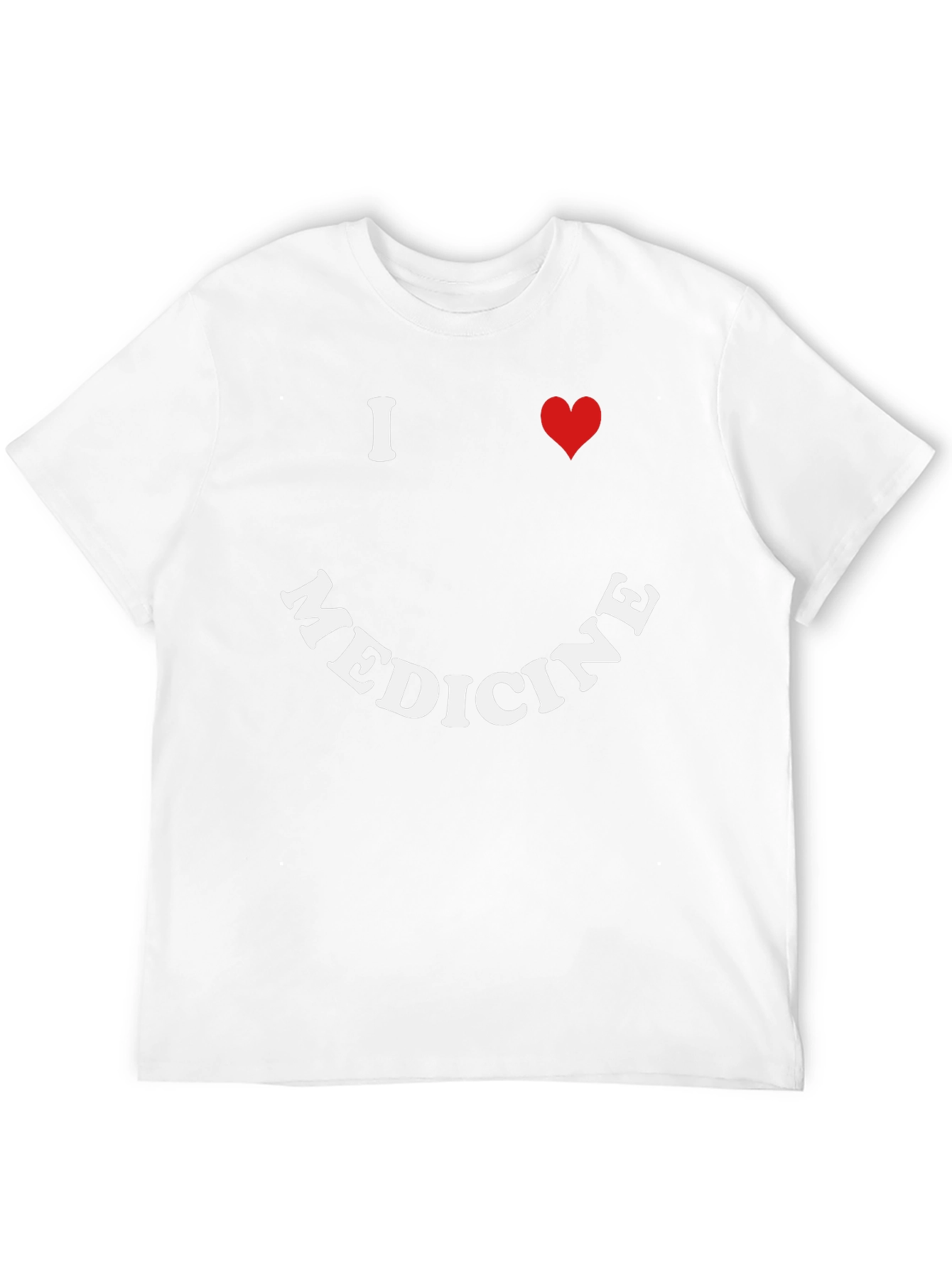 I Love Medicine T-Shirt - Black Novelty Tee