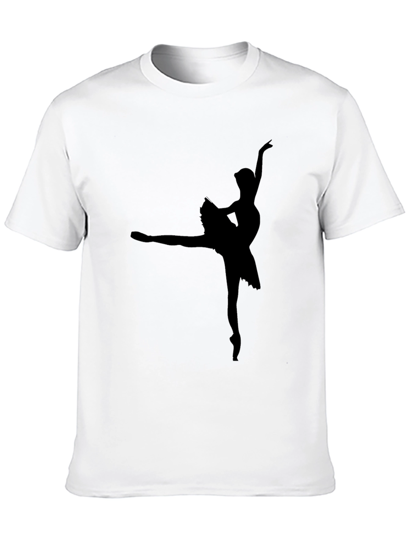 Ballerina Silhouette Black T-Shirt
