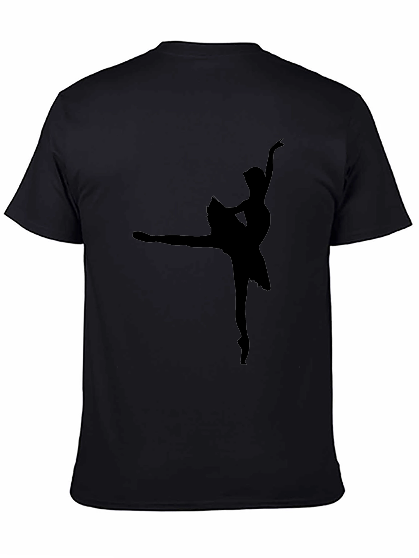 Ballerina Silhouette Black T-Shirt