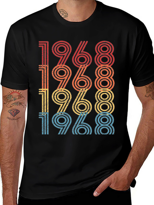 Vintage 1968 T-Shirt - Retro Birthday Tee