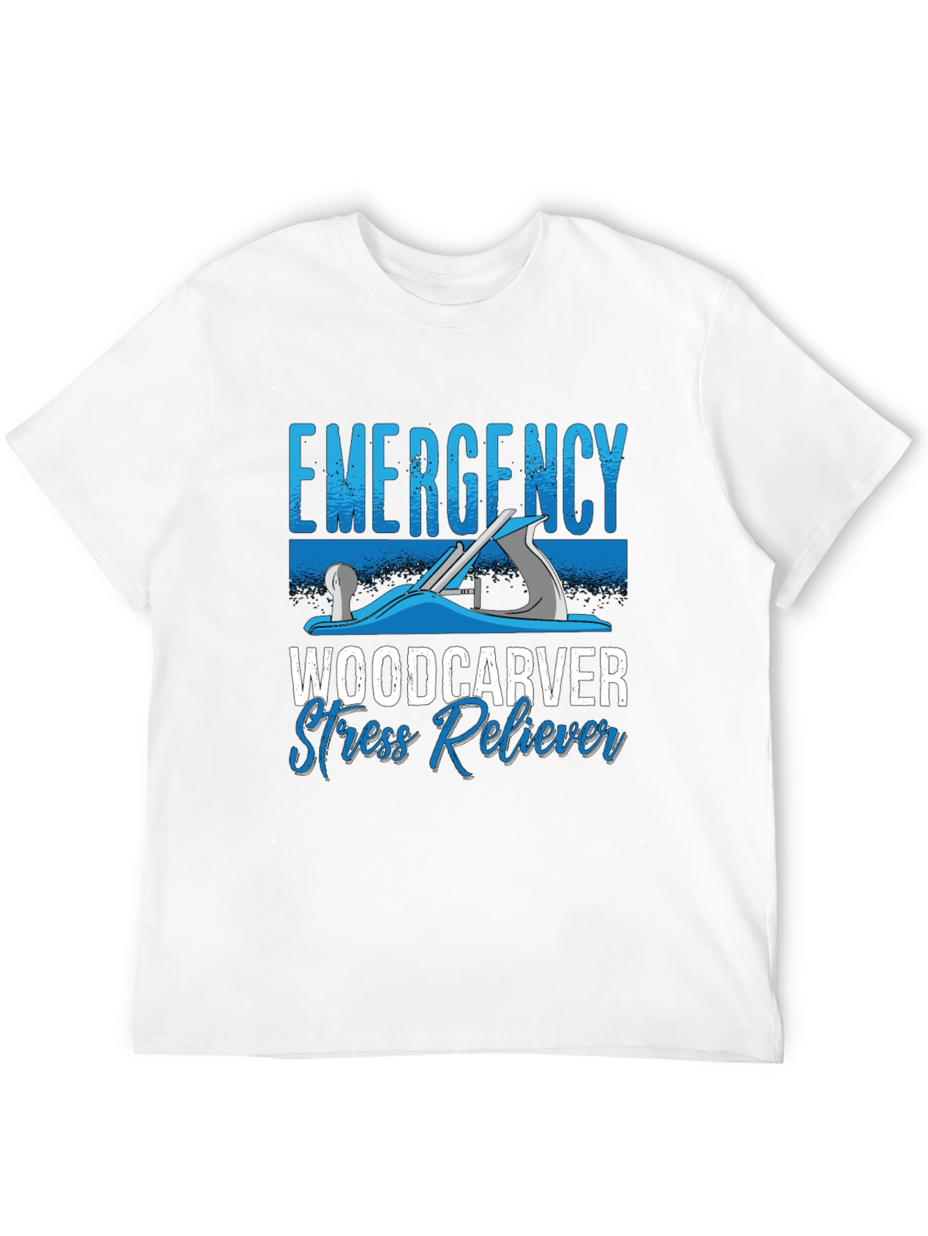 Emergency Woodcarver Stress Reliever Graphic T-Shirt