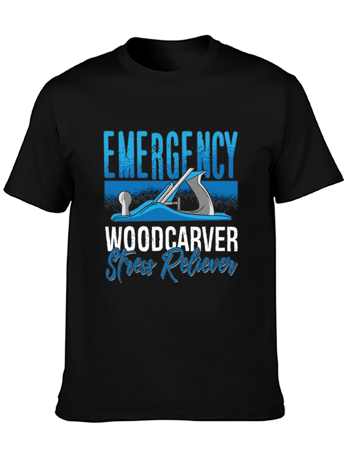 Emergency Woodcarver Stress Reliever Graphic T-Shirt