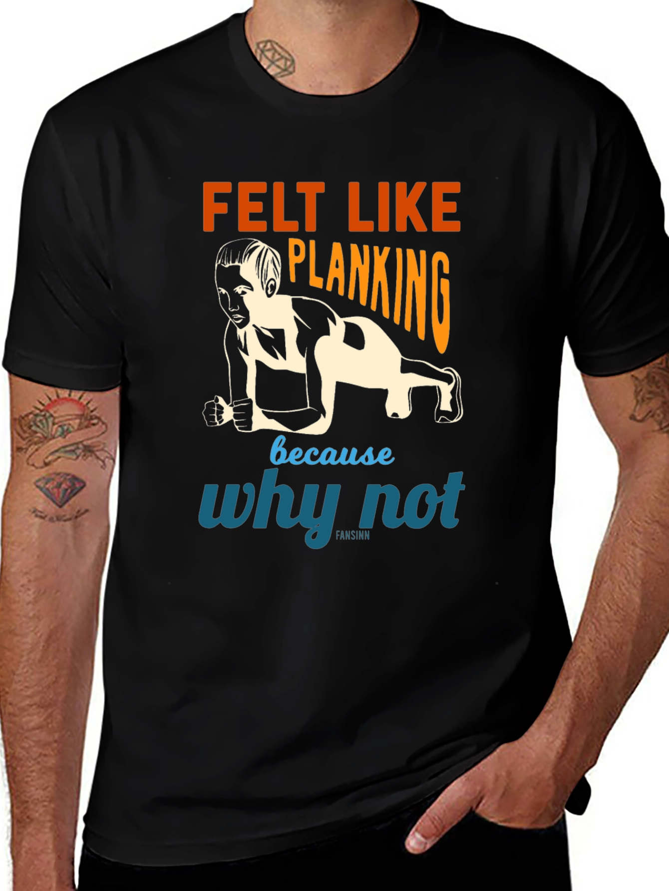 Felt Like Planking Funny Workout T-Shirt