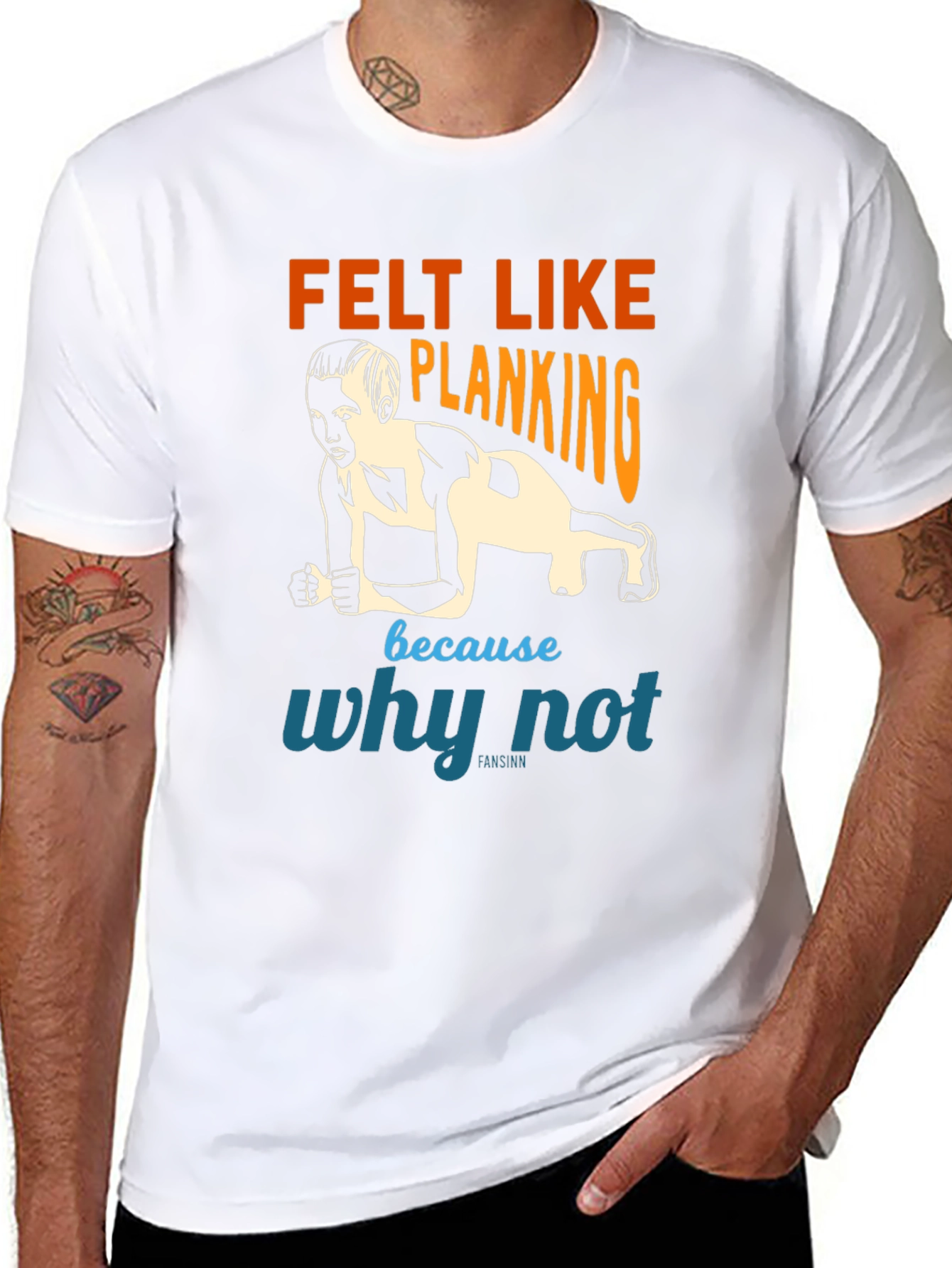 Felt Like Planking Funny Workout T-Shirt