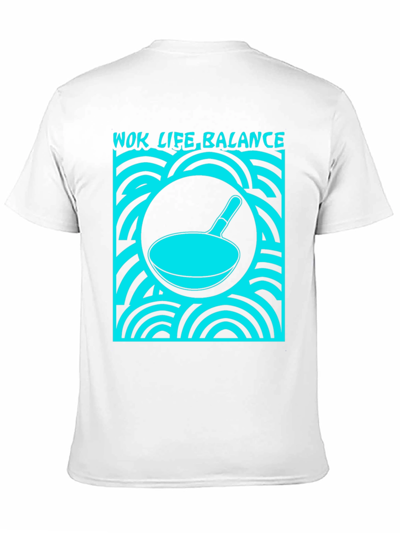 Wok Life Balance T-Shirt - Funny Cooking Tee