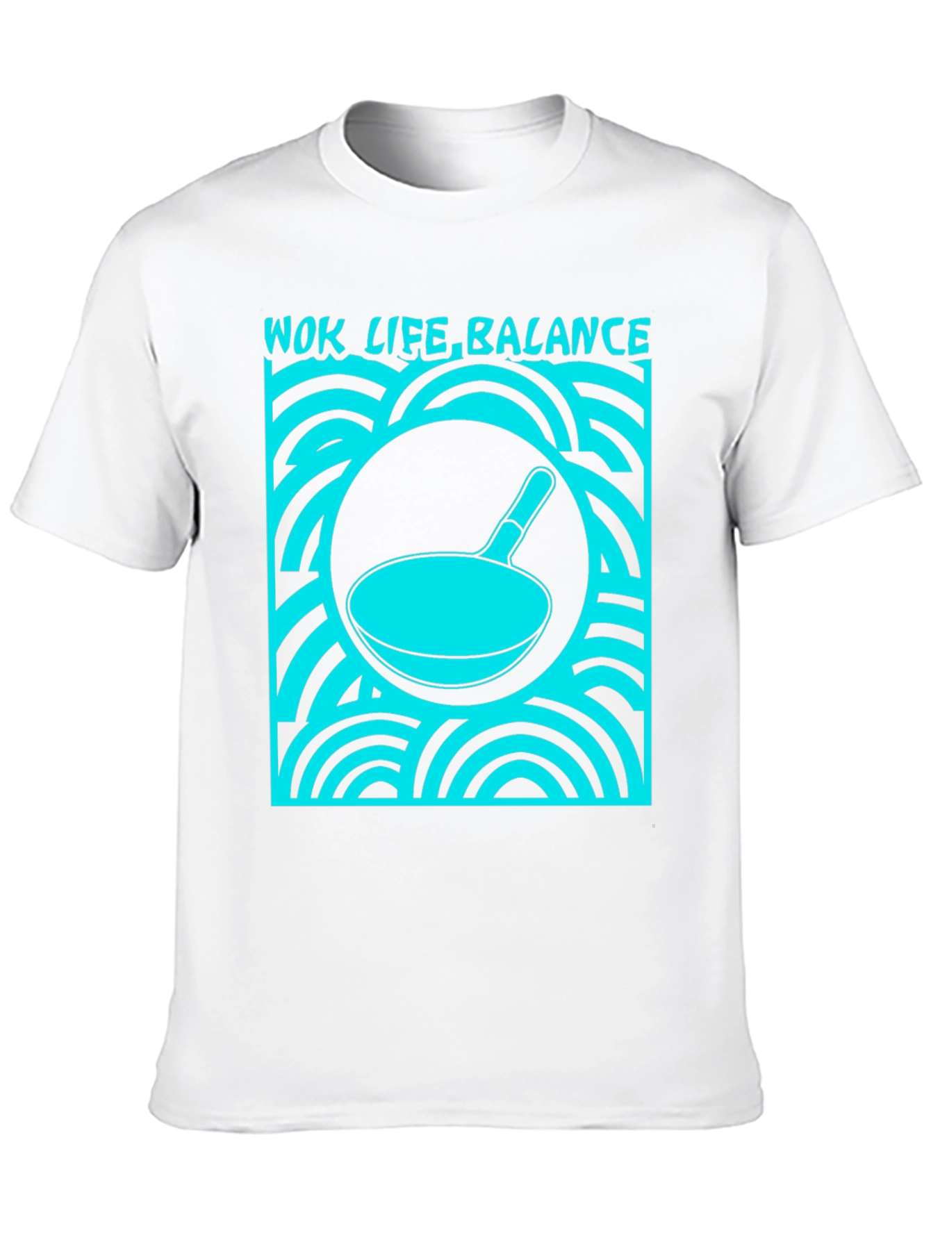 Wok Life Balance T-Shirt - Funny Cooking Tee