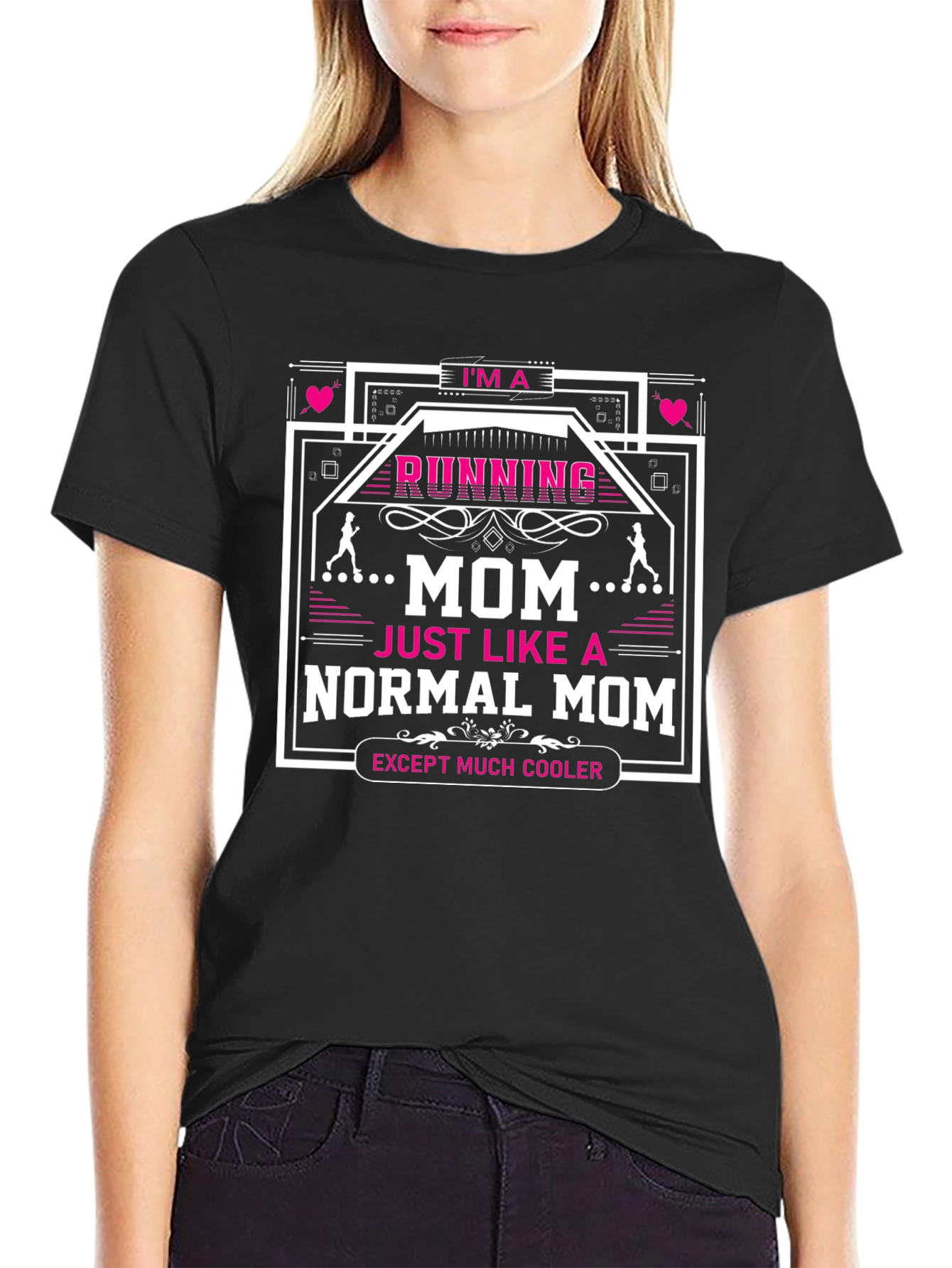 Running Mom Graphic T-Shirt