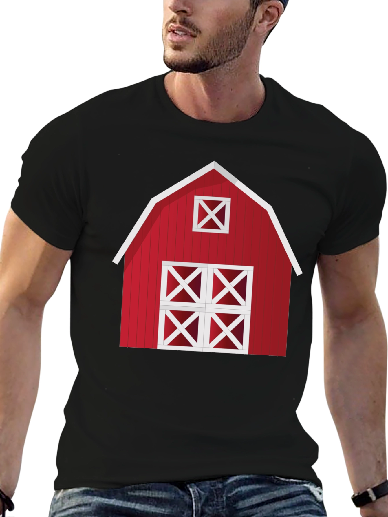 Red Barn Graphic Tee - Farmhouse Style
