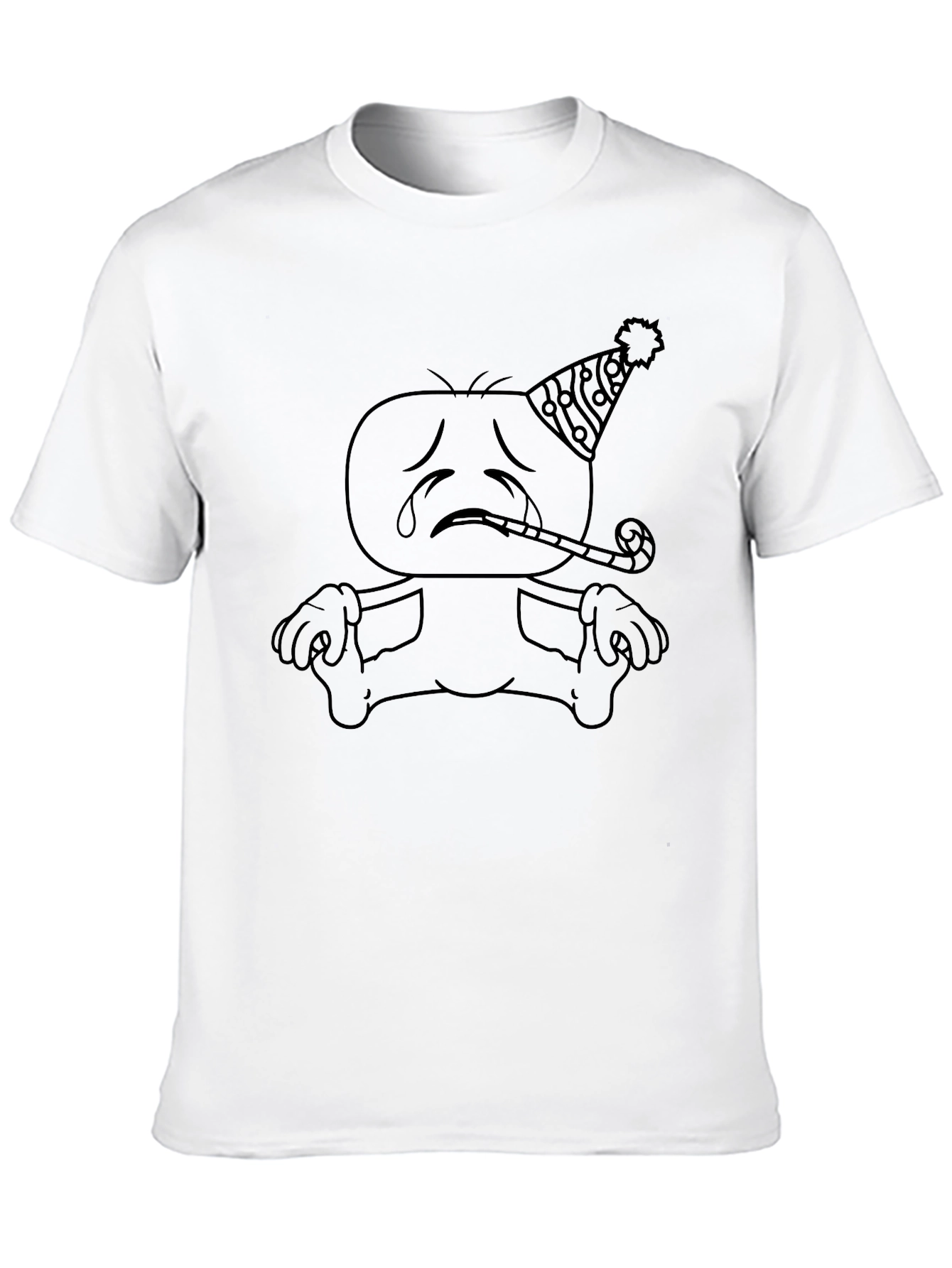 Sad Party Boy T-Shirt - Unique Graphic Tee